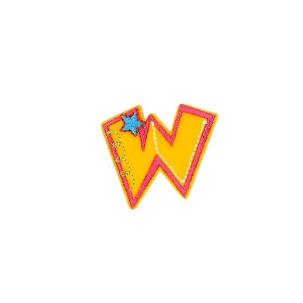 Appli;Fun Letter W