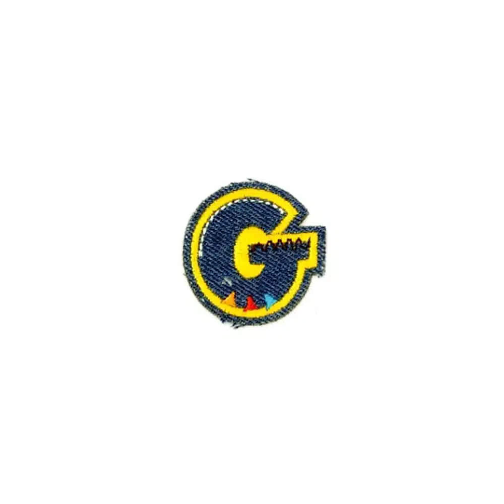 Appli;Fun letter Jeans G