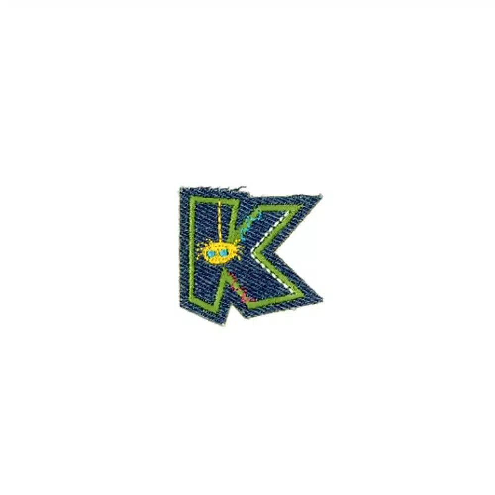 Appli;Fun letter Jeans K