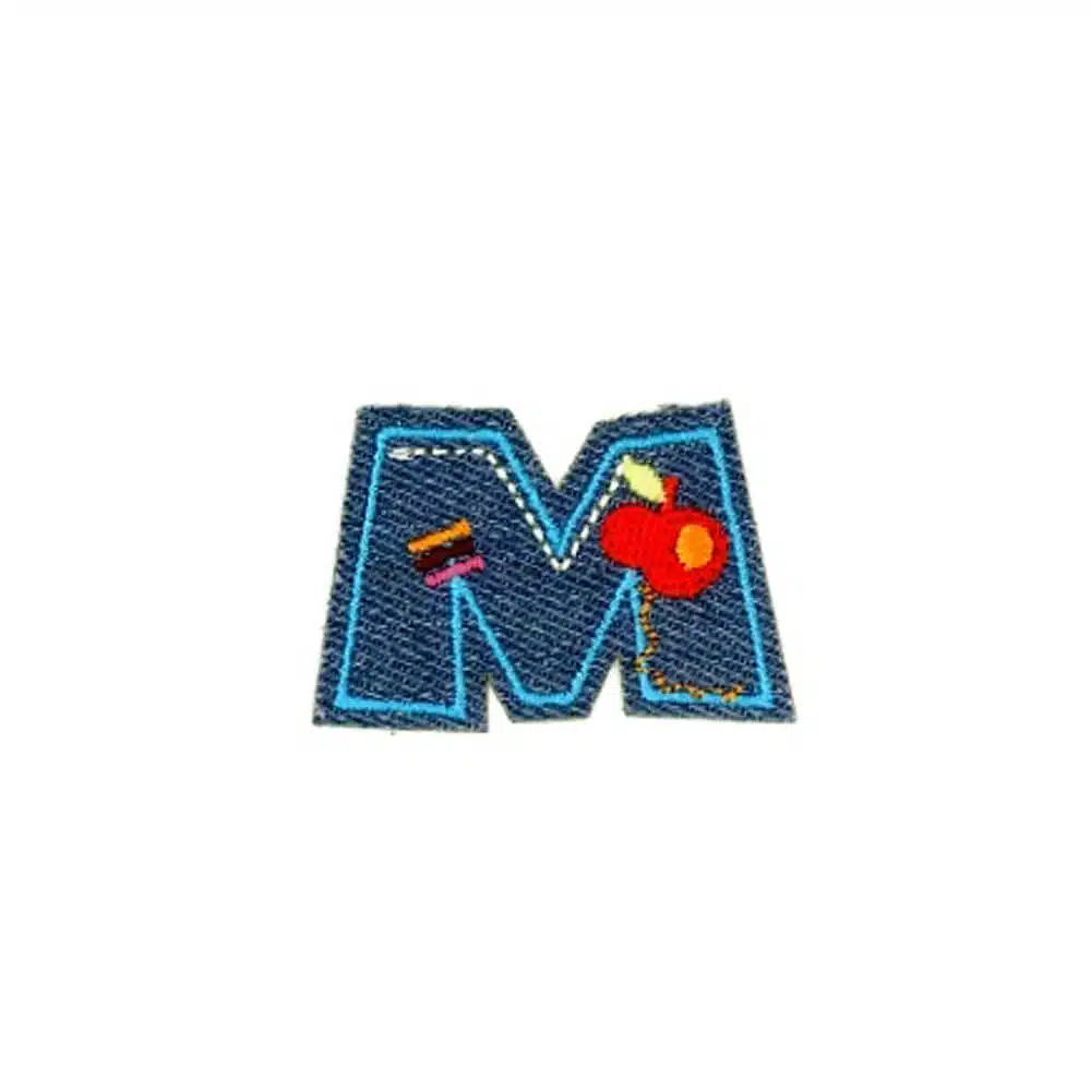 Appli;Fun letter Jeans M