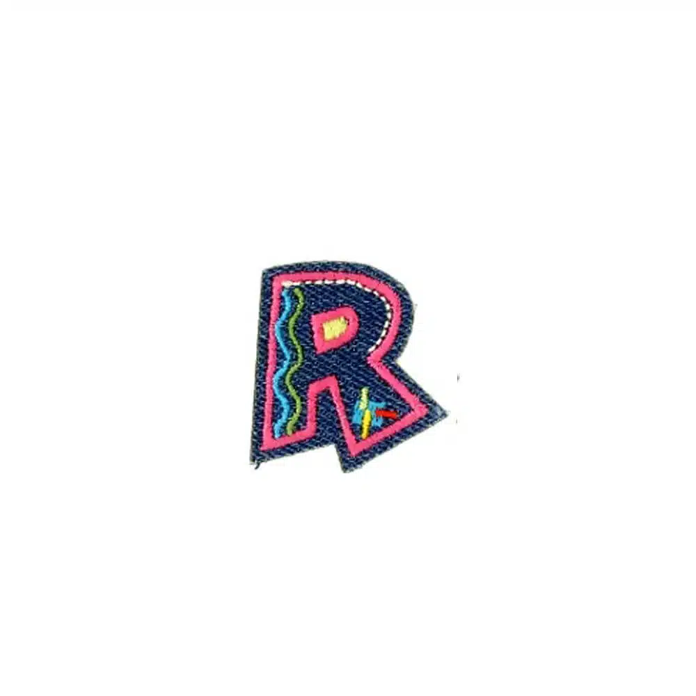 Appli;Fun letter Jeans R