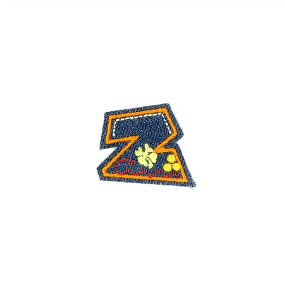 Appli;Fun letter Jeans Z