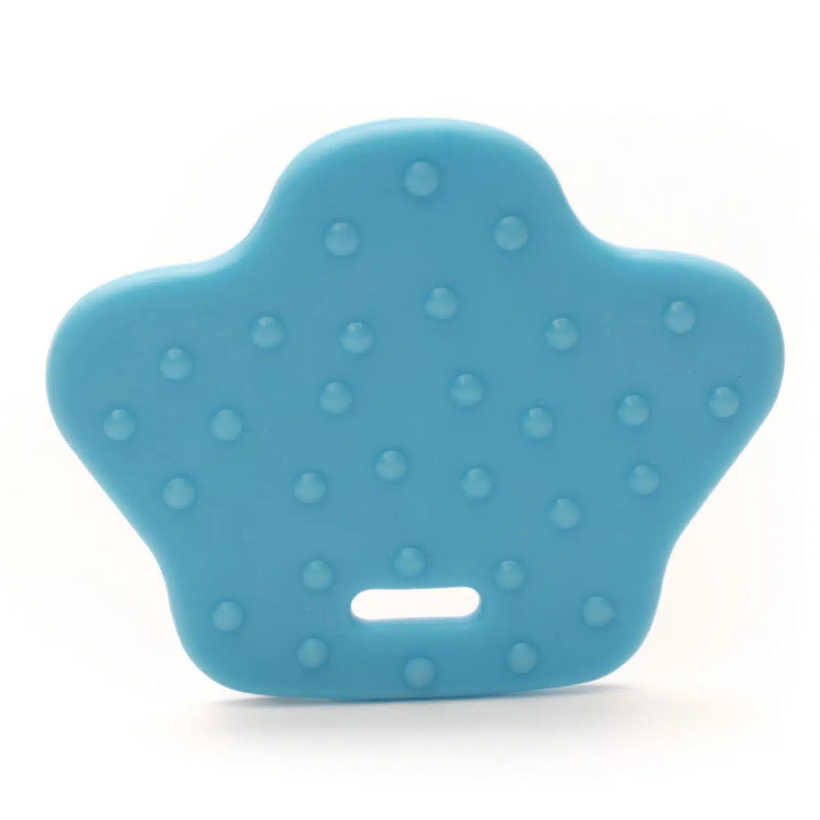 2st Bijtring Dierenpootjes Licht Blauw