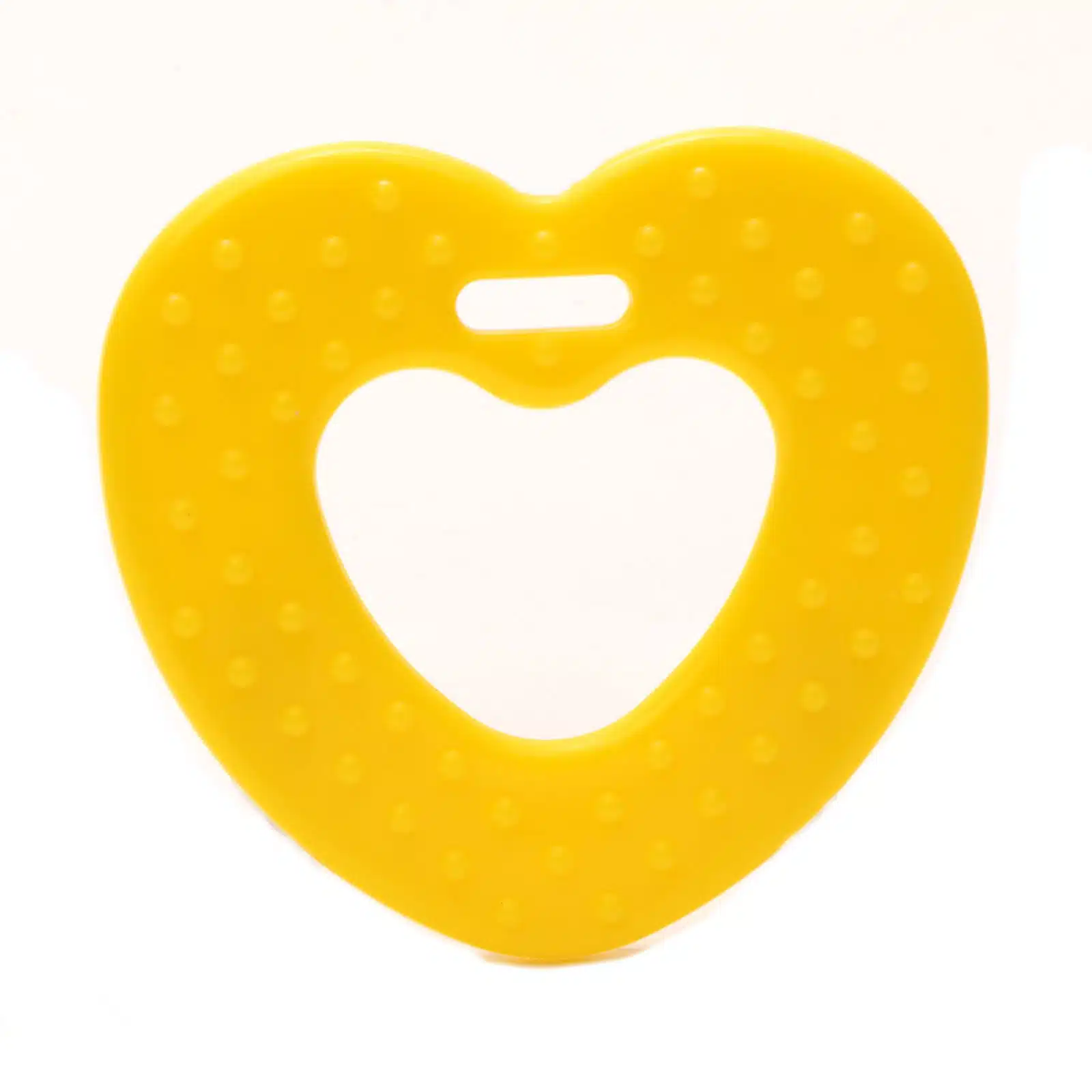 2st Bijtring Hart Geel