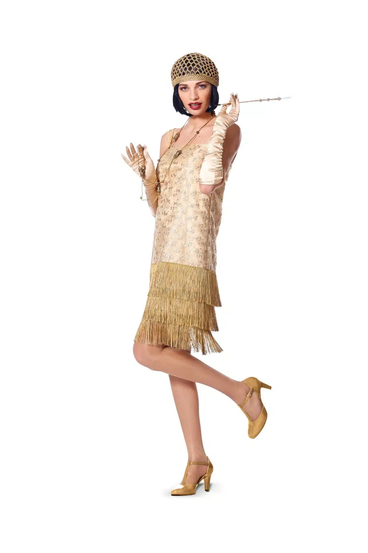 Burda Geel 2376 - Jurk 'Charleston'