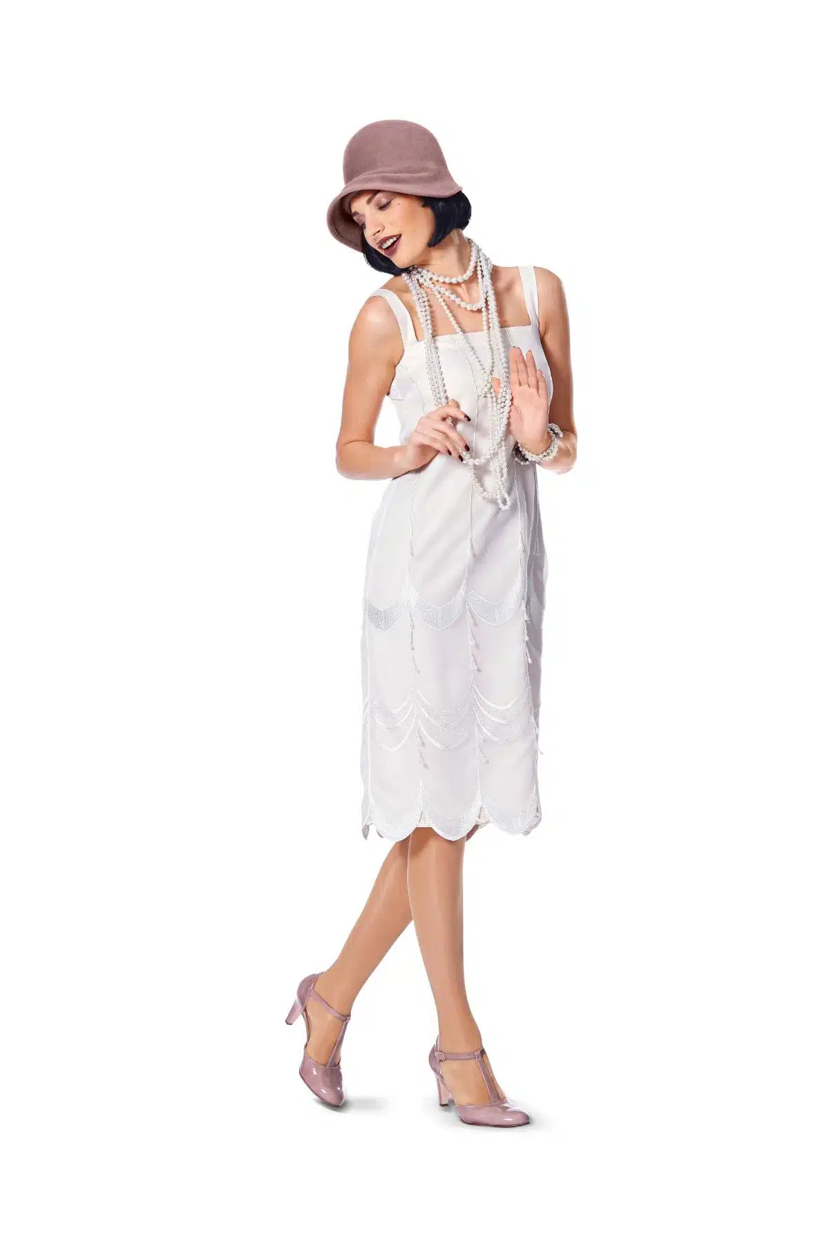 Burda Geel 2376 - Jurk 'Charleston'