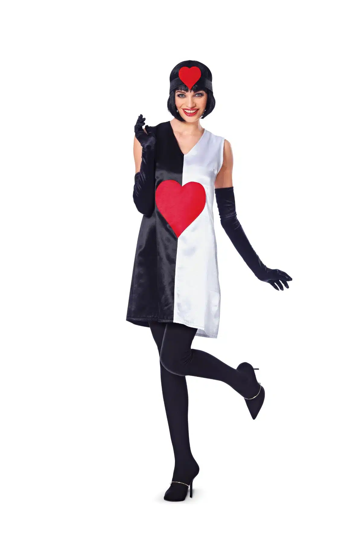 Burda Geel 2383 - Speelkaart kostuum in variaties