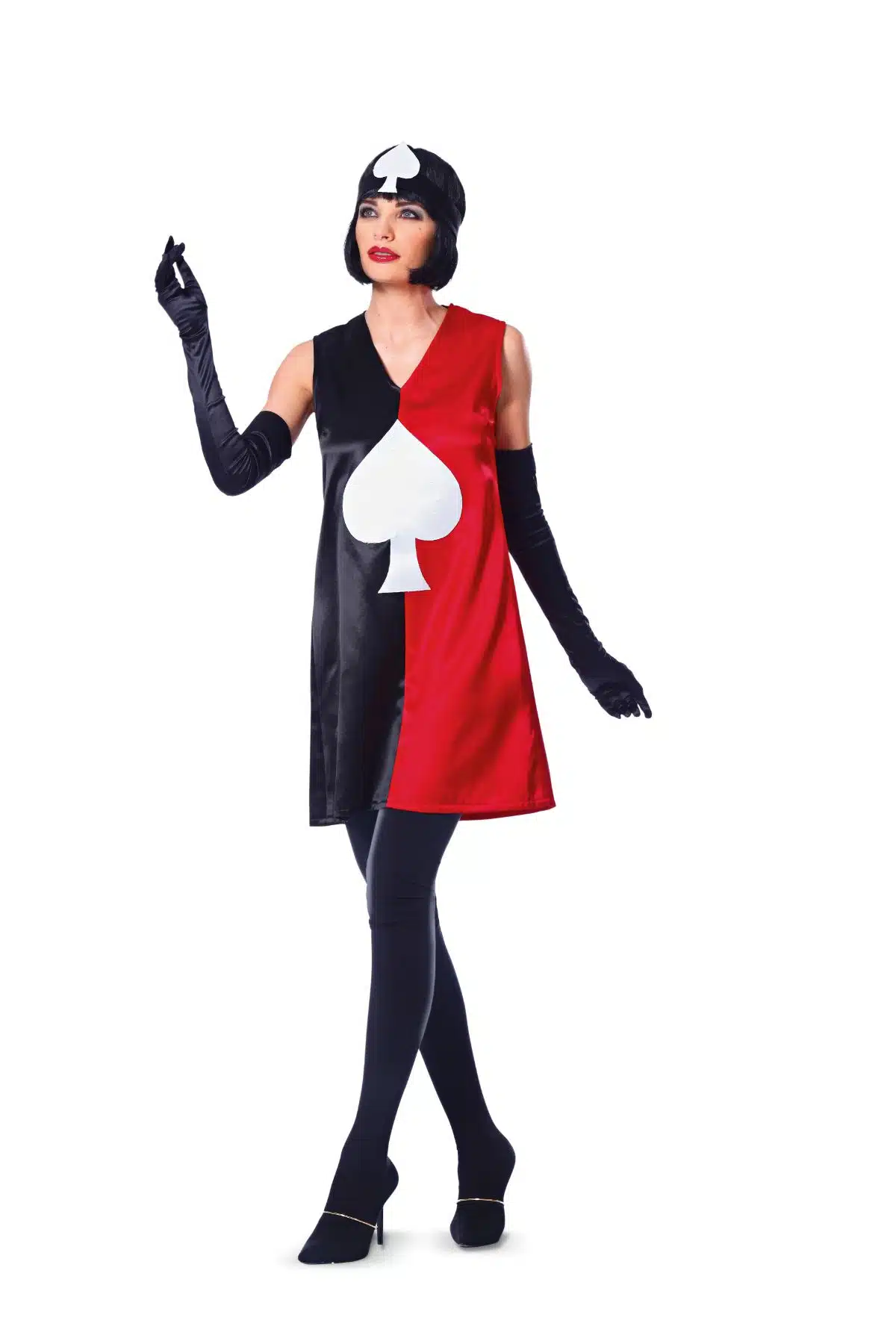 Burda Geel 2383 - Speelkaart kostuum in variaties