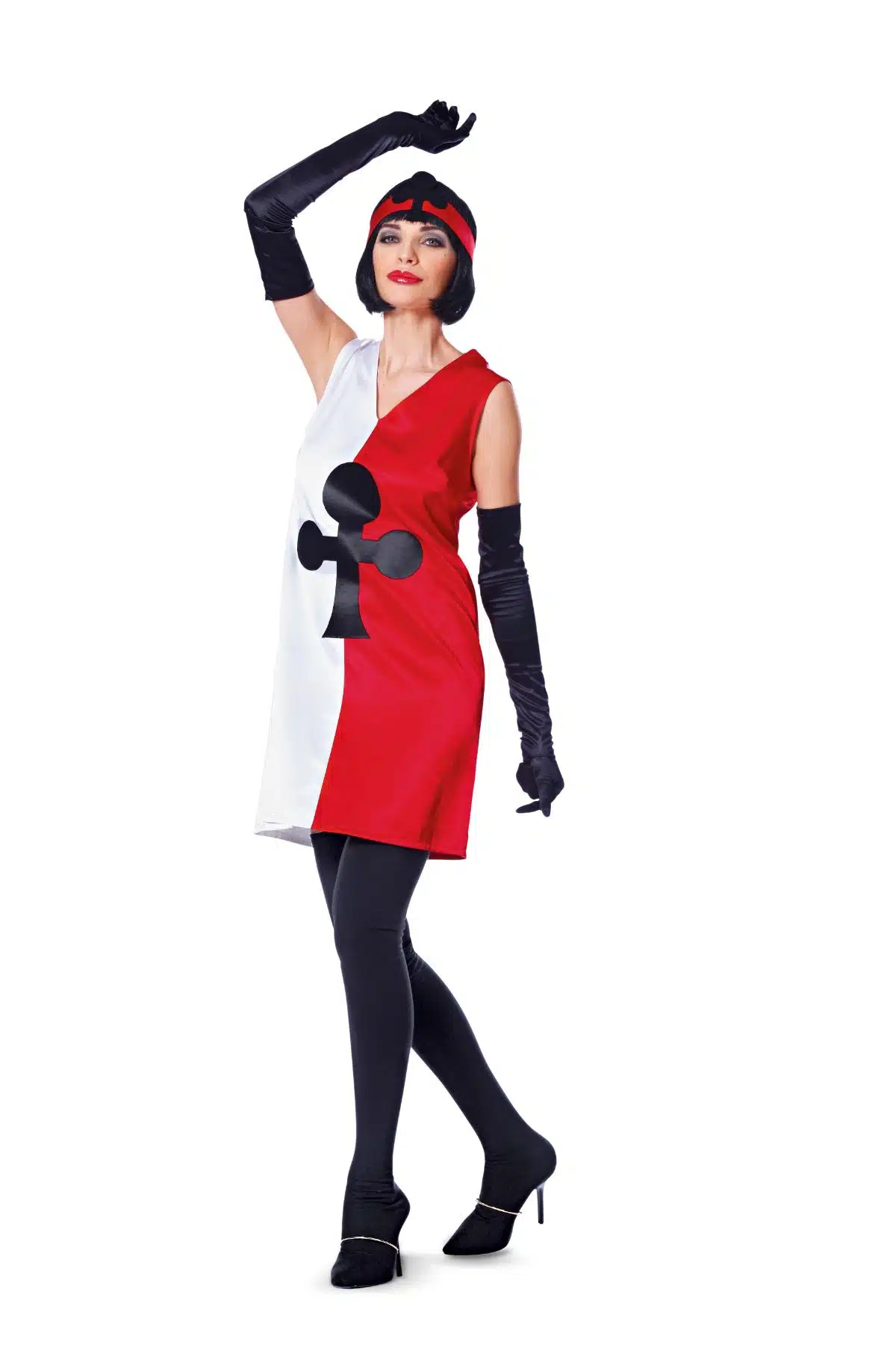 Burda Geel 2383 - Speelkaart kostuum in variaties