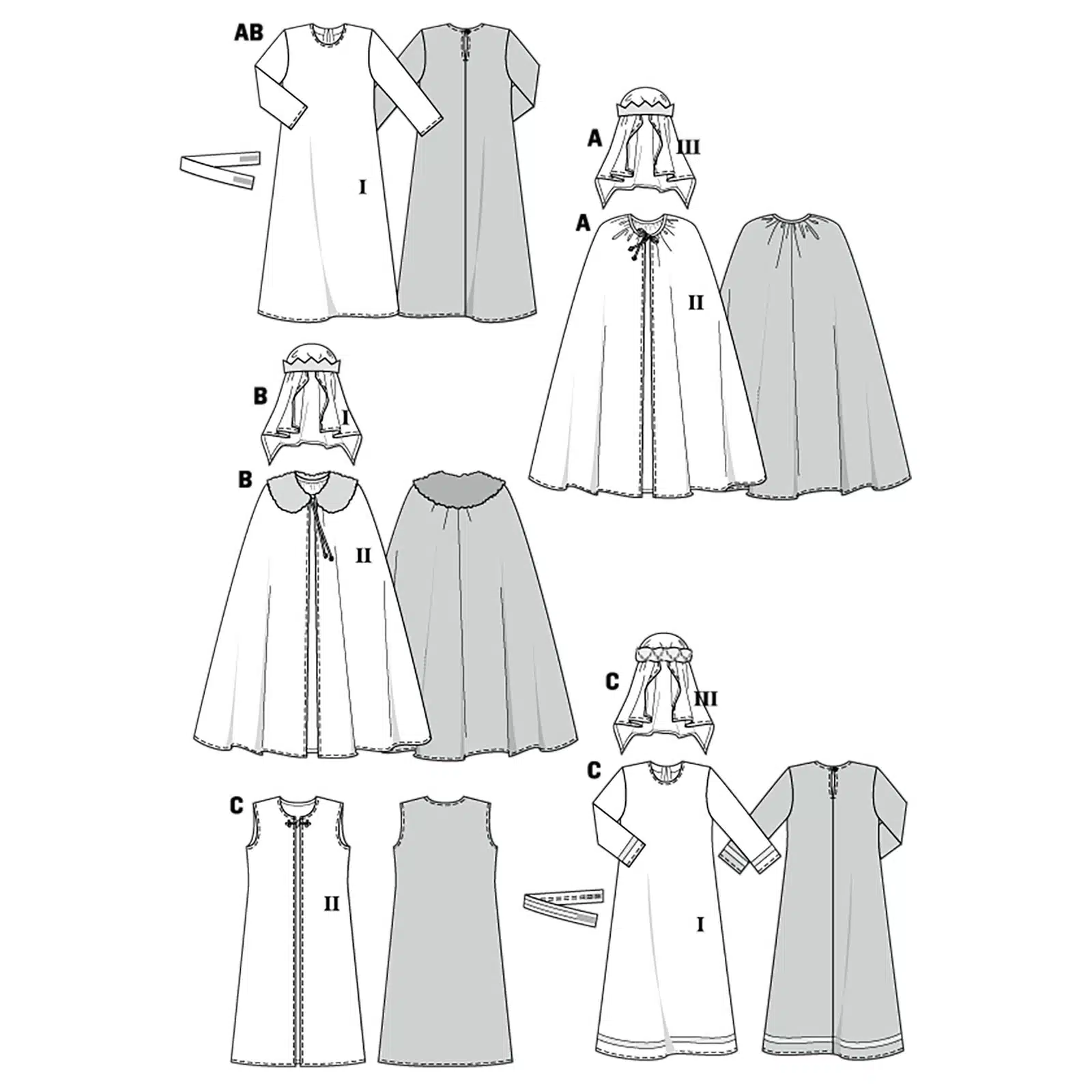 Burda Geel 2438 - Drie koningen in variaties