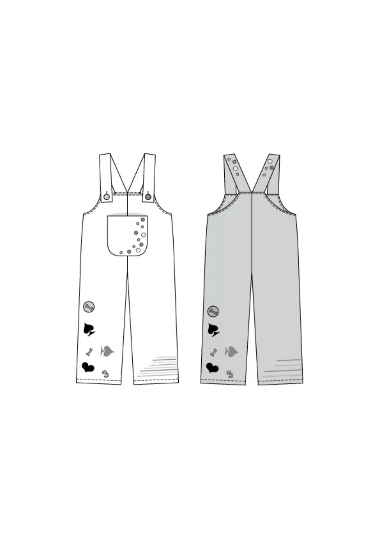 Burda Rood 2453 - Clown