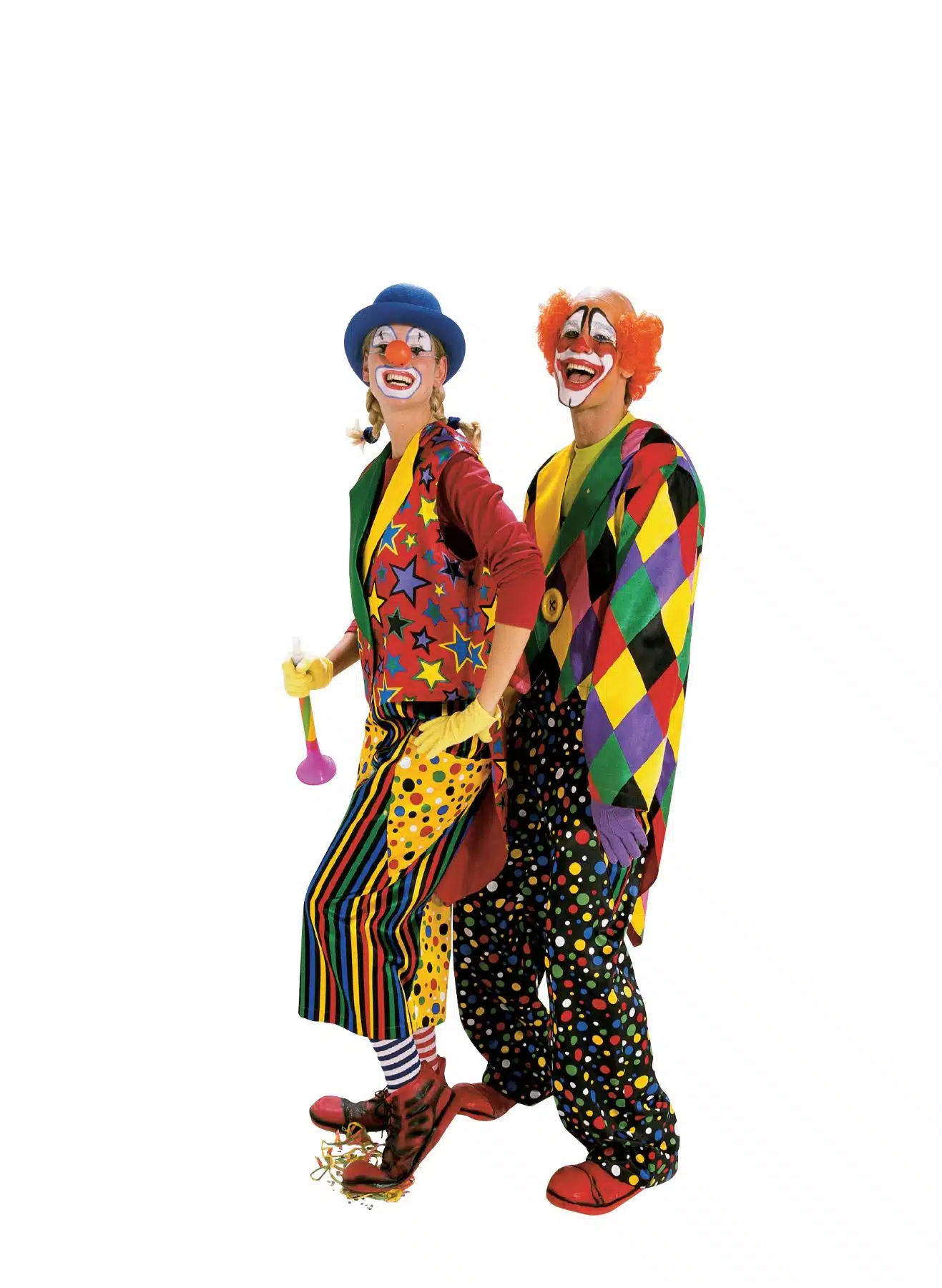 Burda Geel 2477 - Clowns in variaties