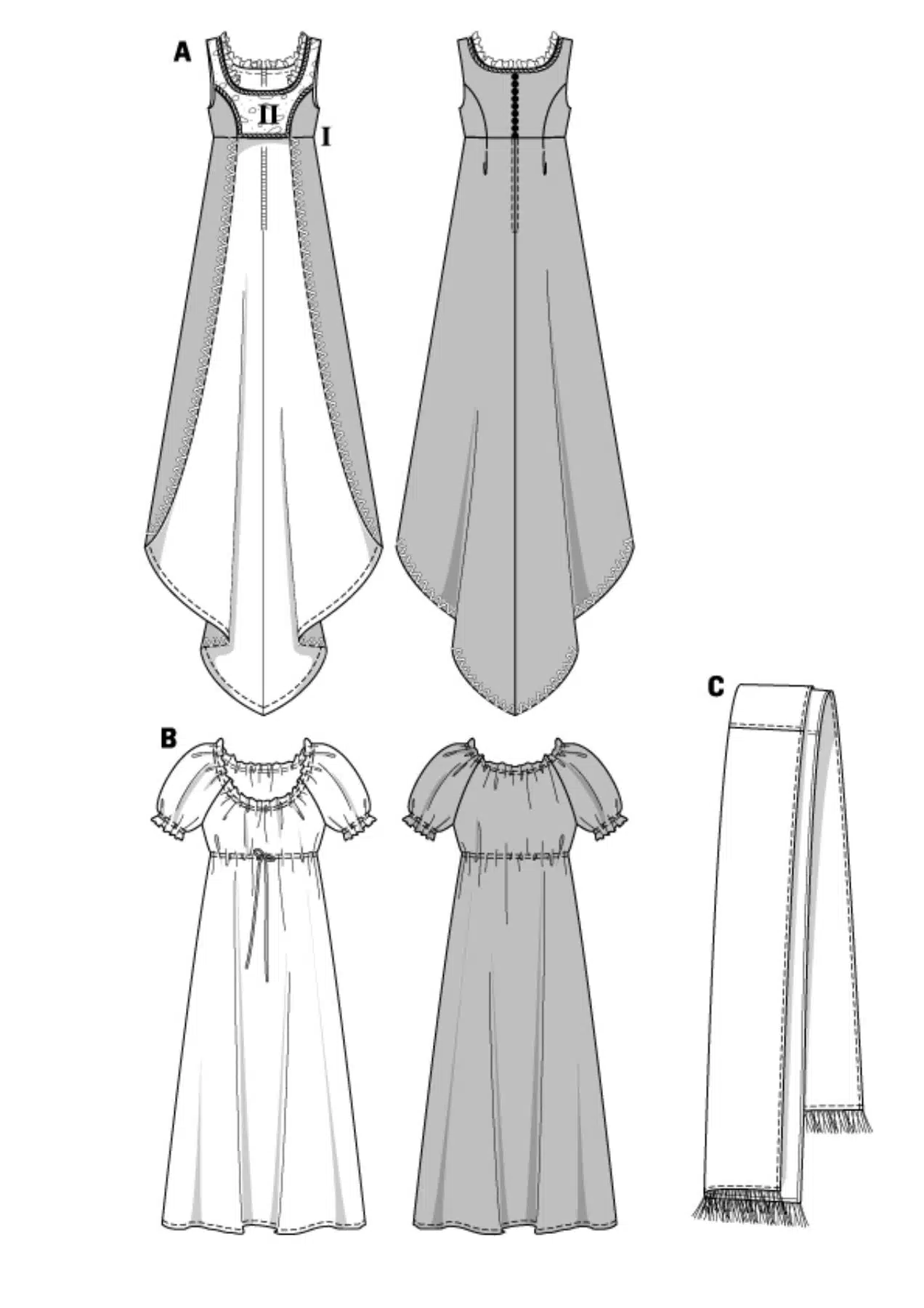 Burda Couture 2493 - Josephine