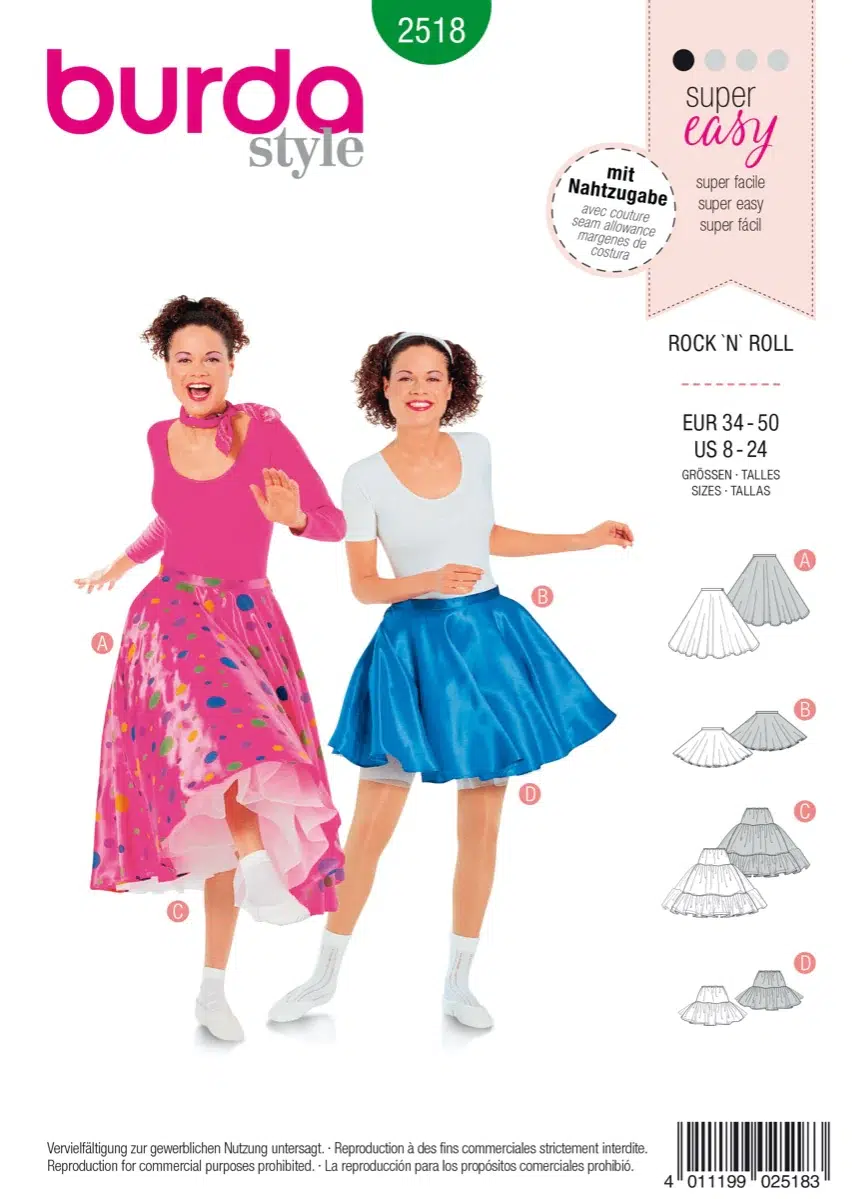 Burda Groen 2518 - Rock 'n Roll