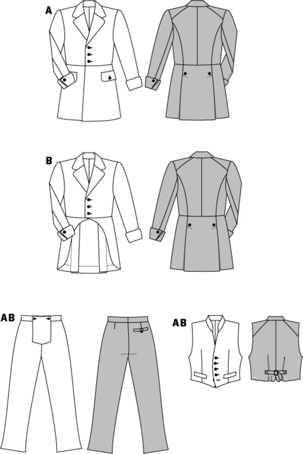 Burda Couture 2767 - Historisch kostuum uit 1848