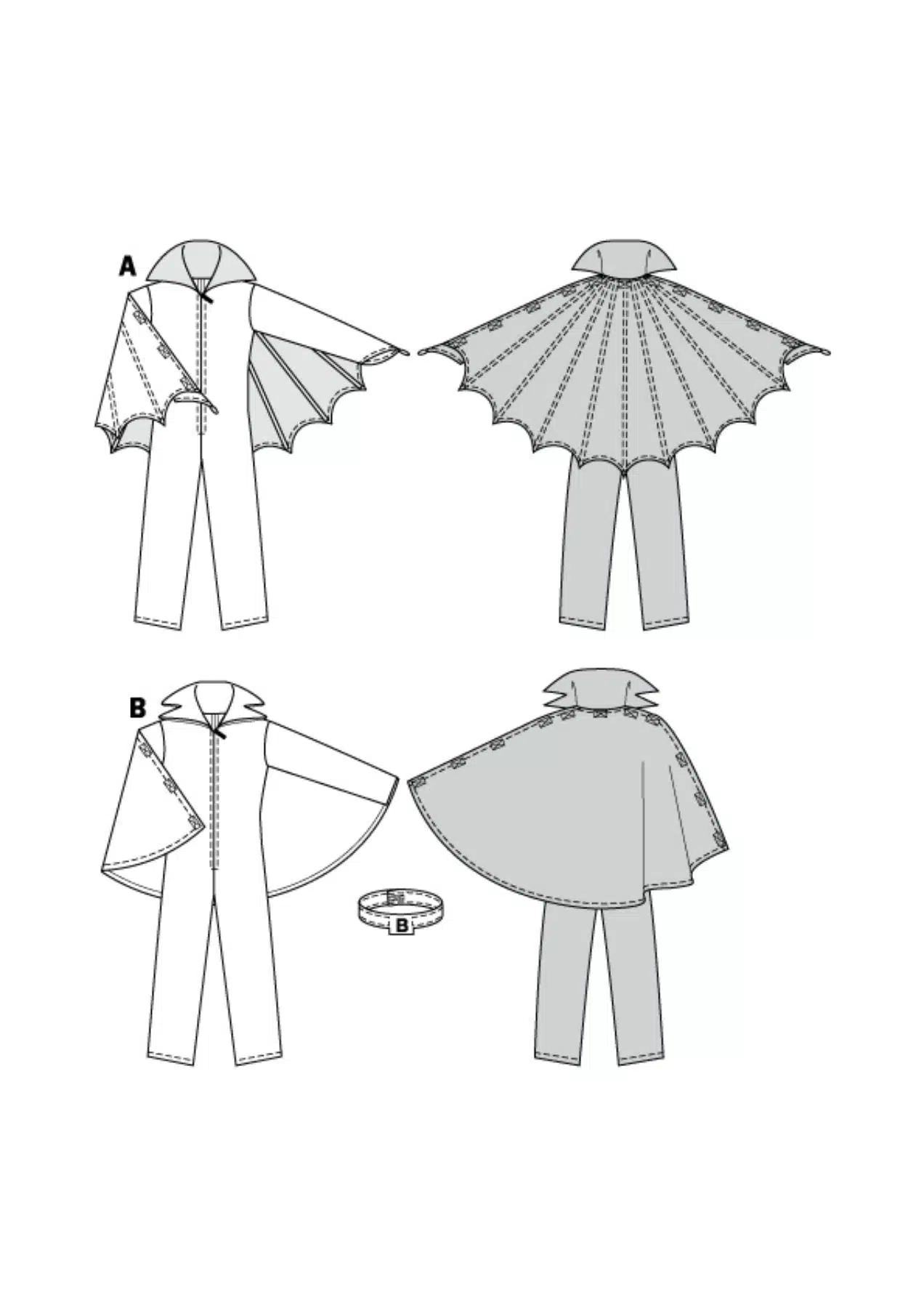 Burda Geel 2791 - Batman en vampier