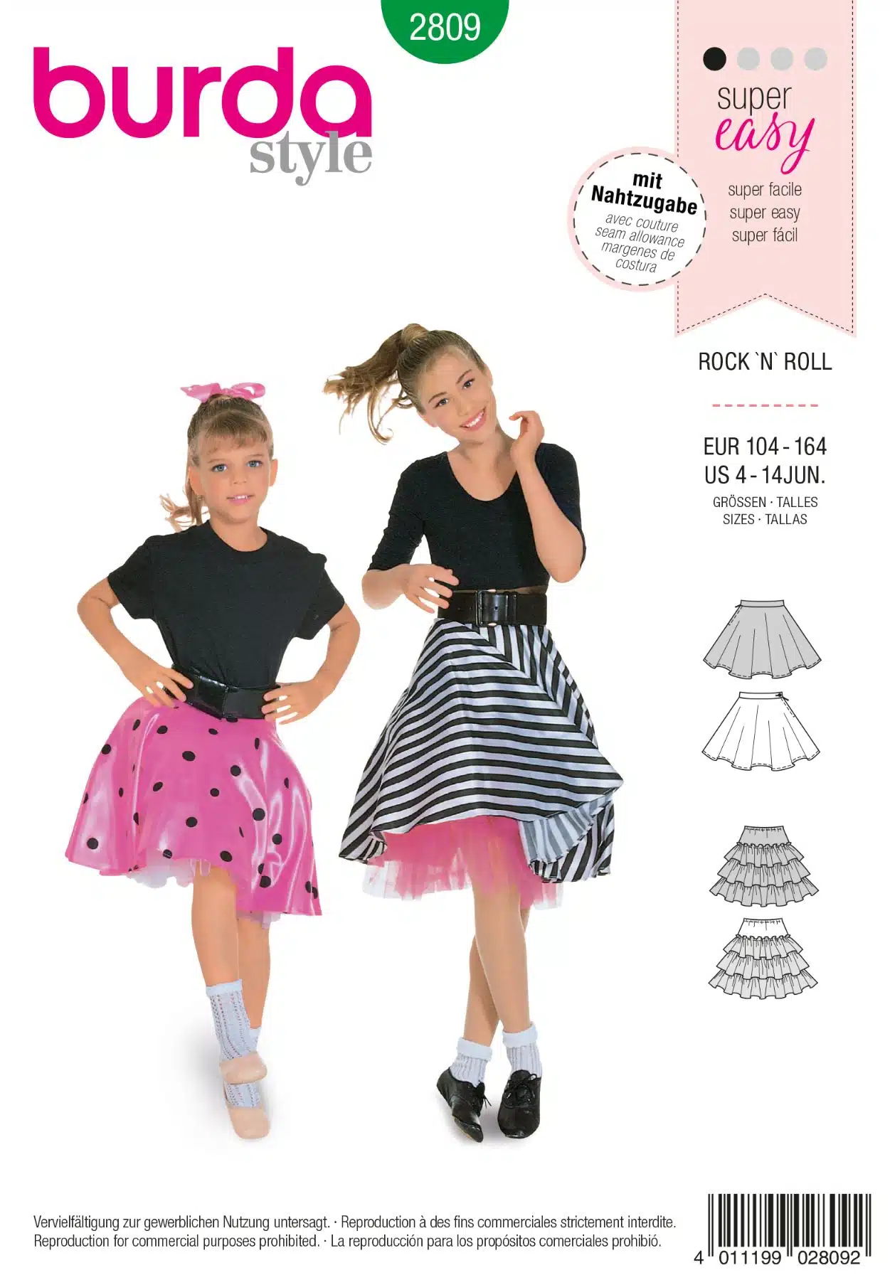 Burda Groen 2809 - Rock 'n Roll