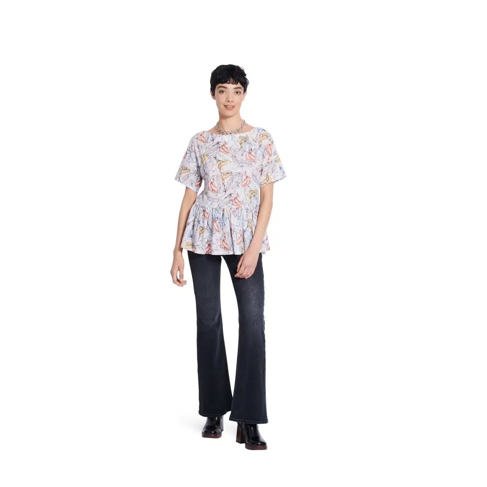 Burda Rood 5856 - Blouse in Variaties