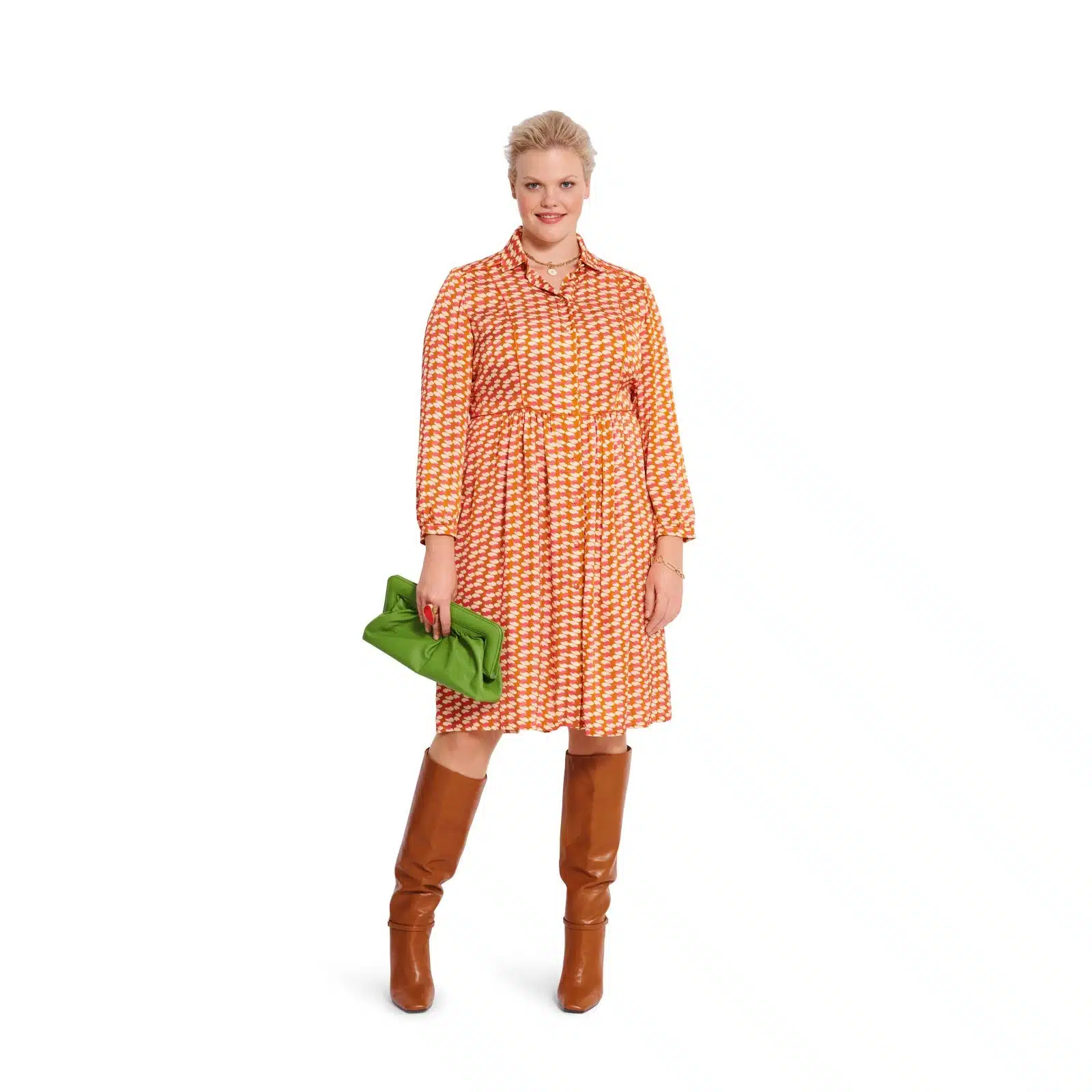 Burda Geel 5882 - Jurk in Variaties