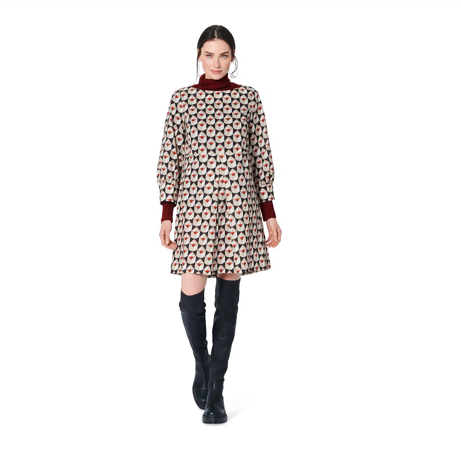 Burda Rood 5975 - Jurk in Variaties