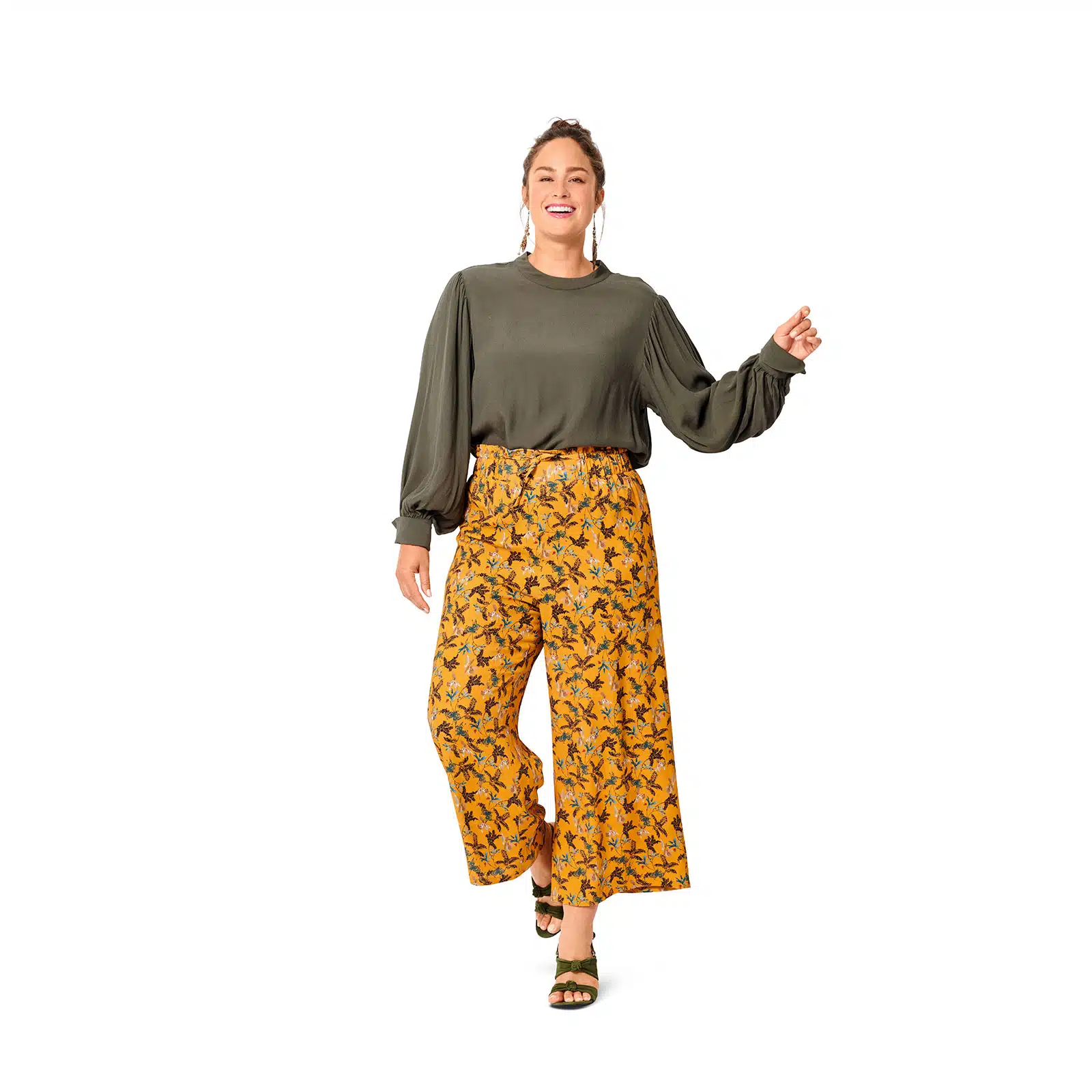 Burda Groen 6017 - Broek in Variaties