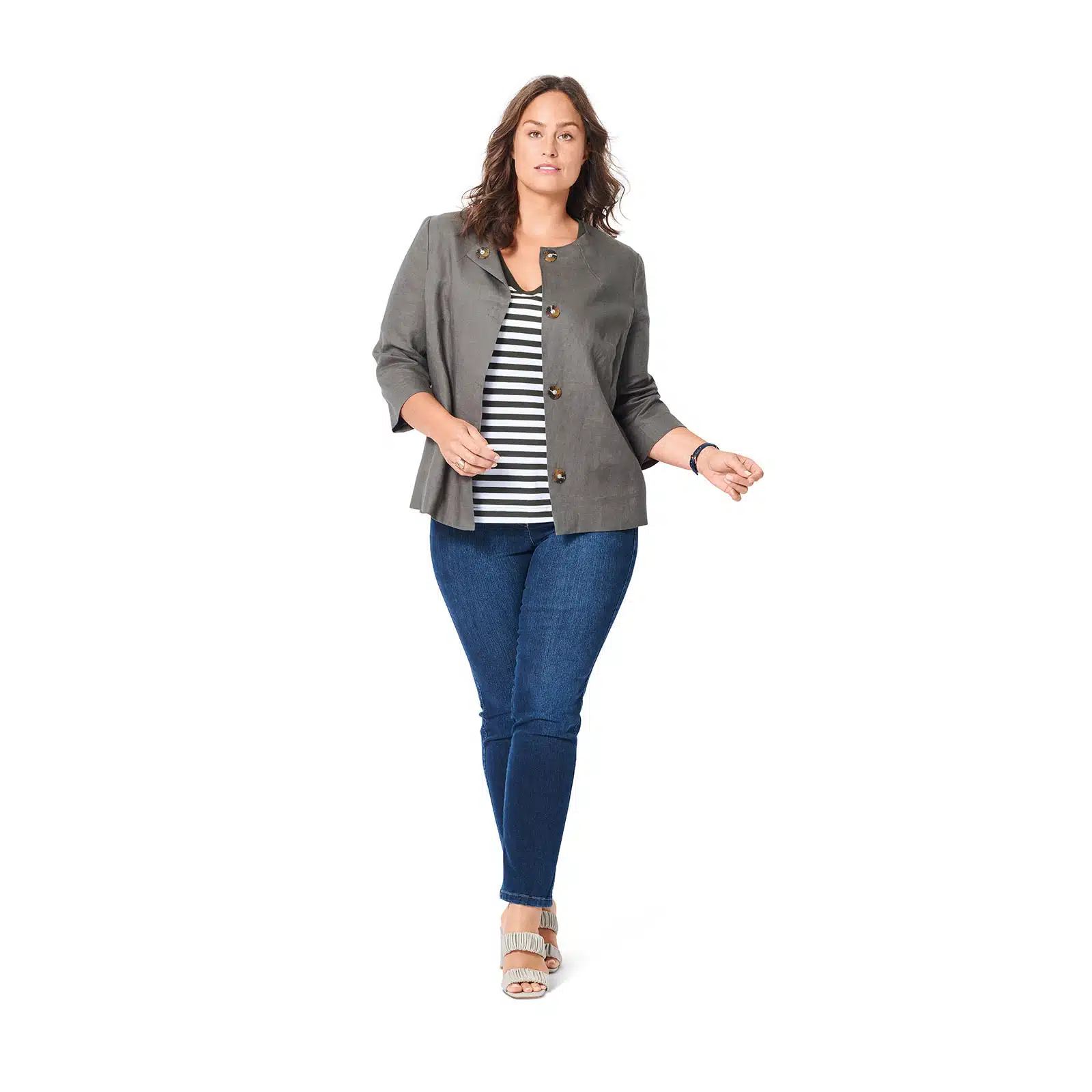 Burda Geel 6034 - Jasje en Mantel