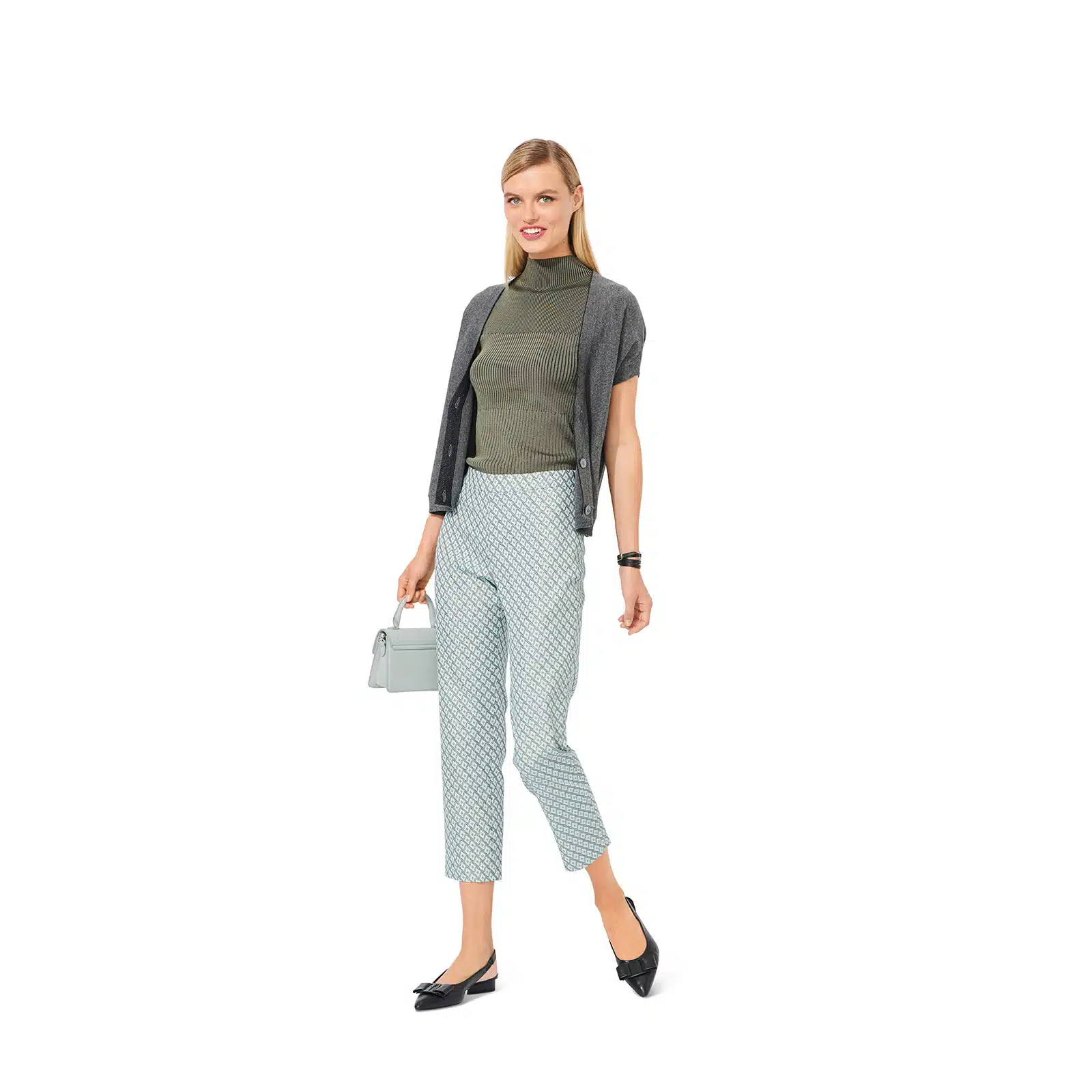 Burda Groen 6072 - Broek in Variaties