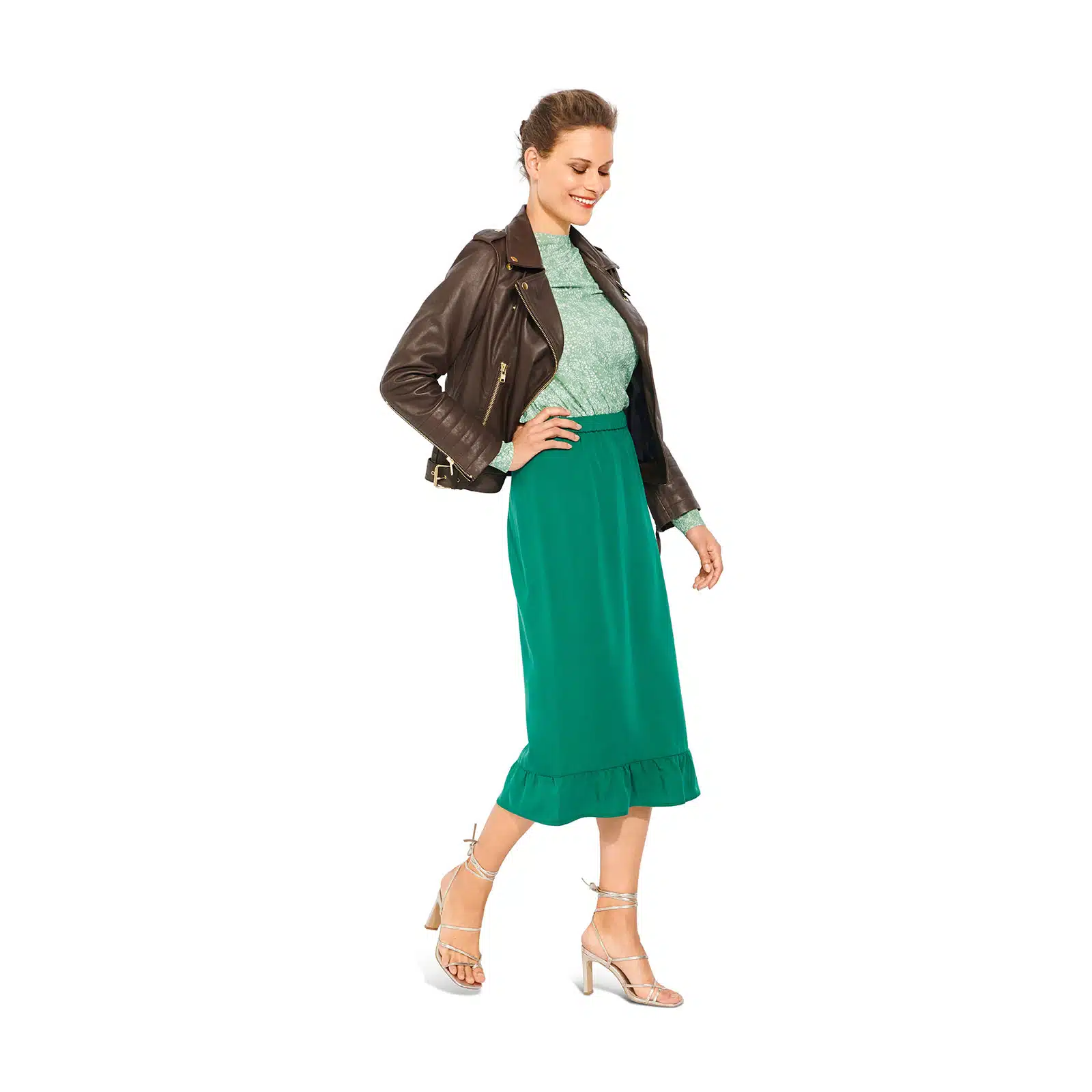 Burda Rood 6073 - Rok in Variaties