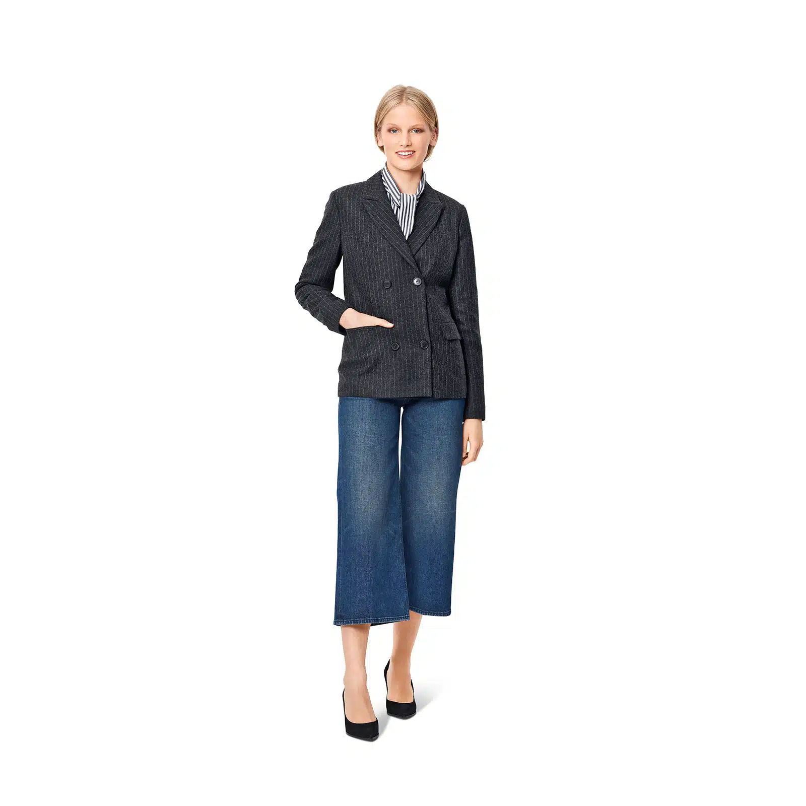Burda Geel 6078 - Jurk en Jasje