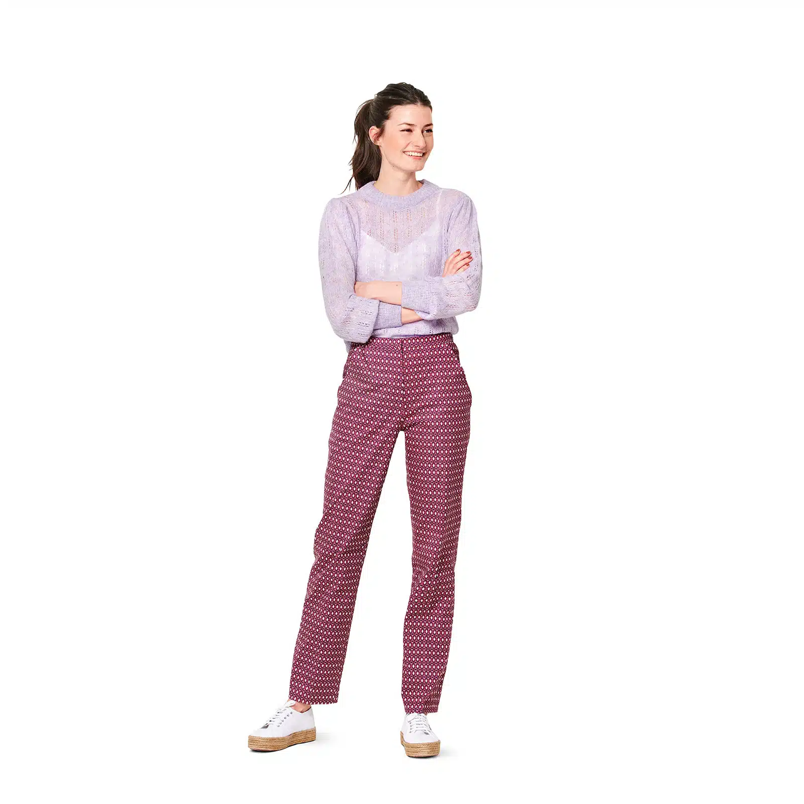 Burda Geel 6101 - Broek in Variaties