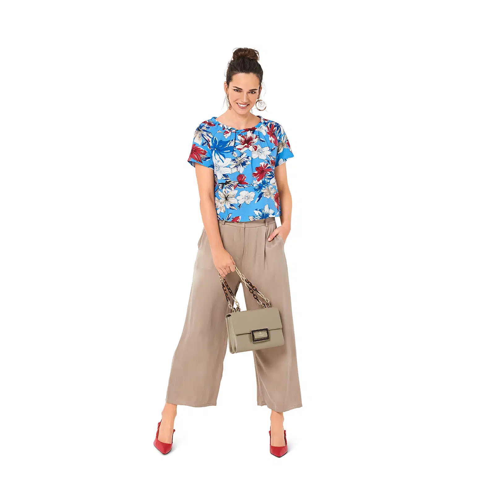 Burda Groen 6111 - Blouse in Variaties en Jurk