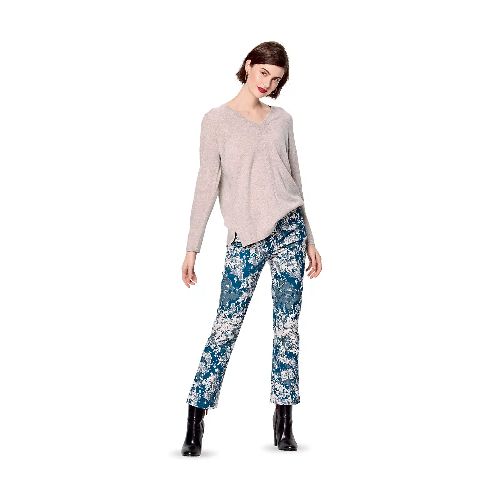 Burda Rood 6152 - Broek in Variaties