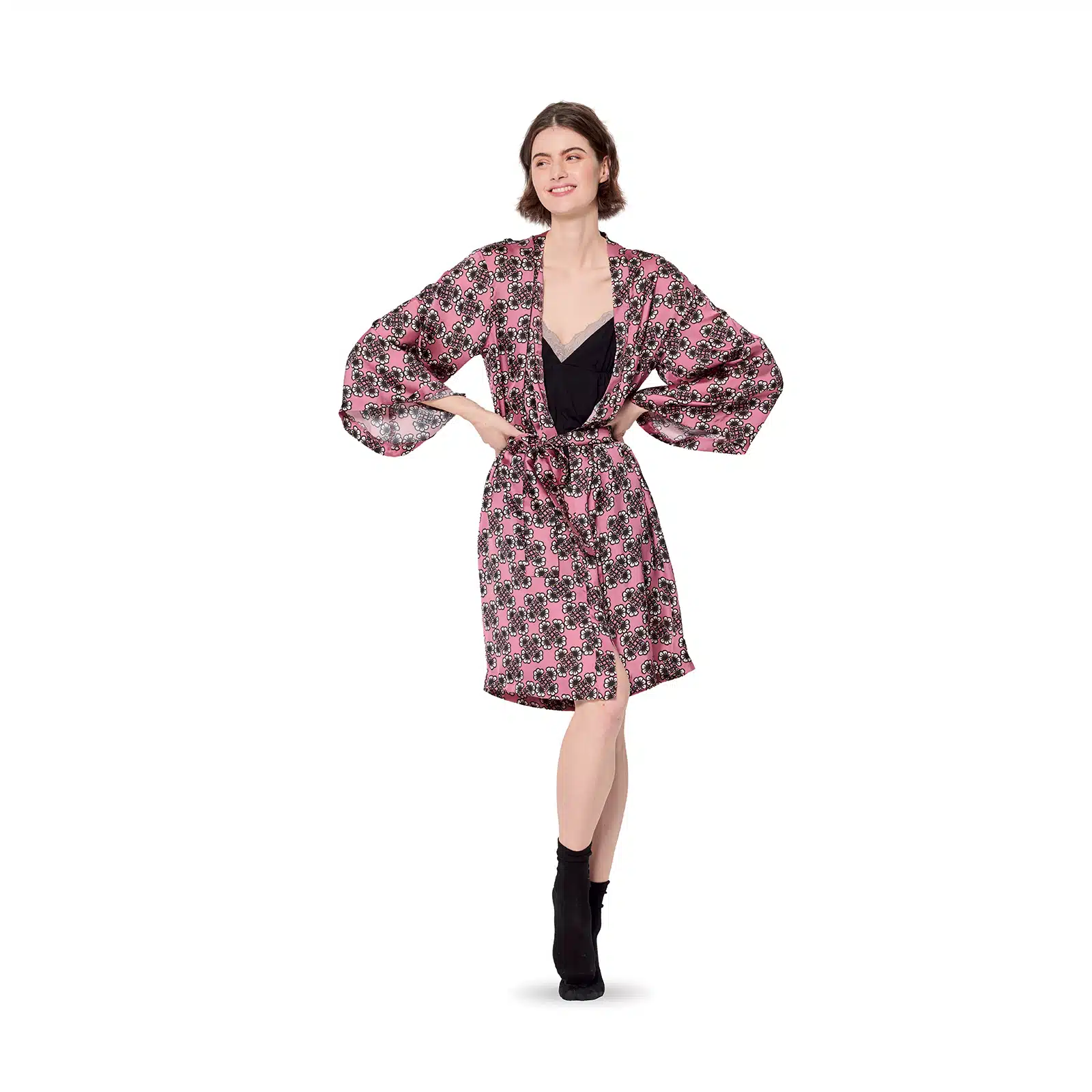 Burda Rood 6161 - Kimono in Variaties