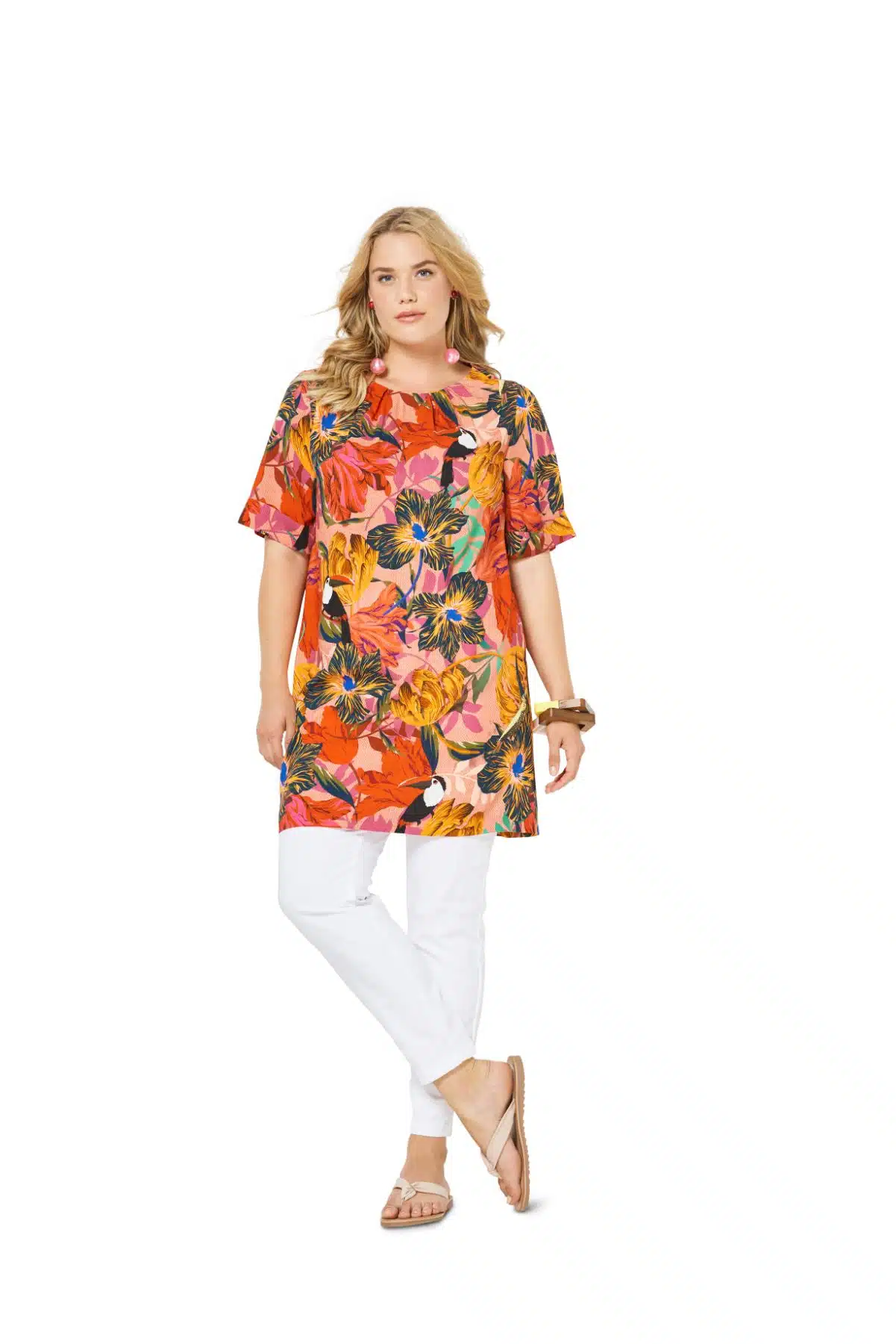 Burda Geel 6305 - Jurk en Shirt