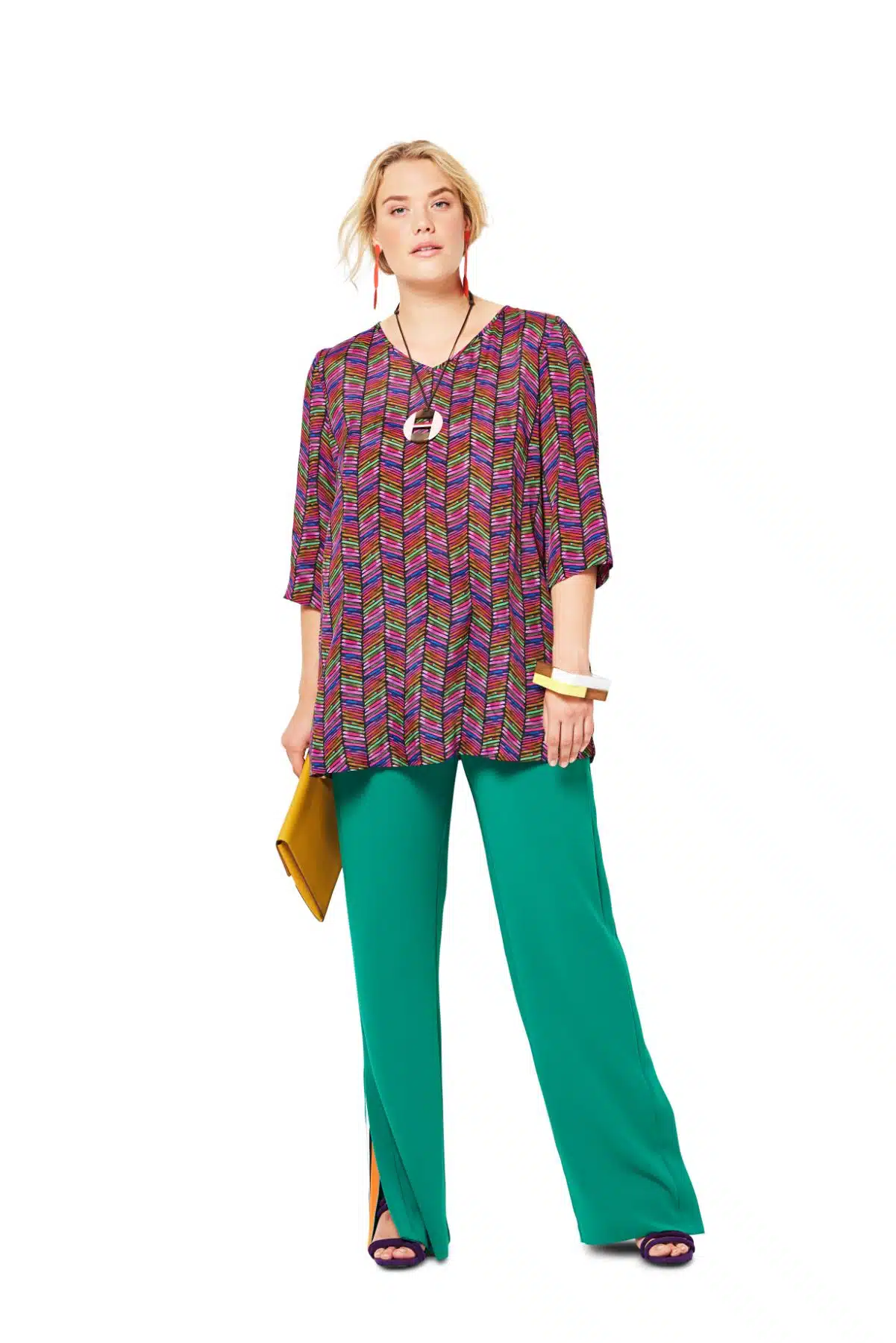 Burda Groen 6307 - Shirt in variaties