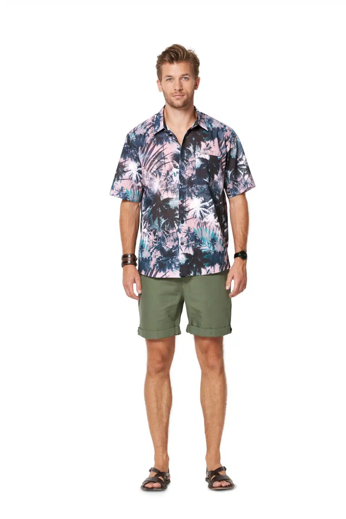 Burda Groen 6349 - Overhemd in variaties