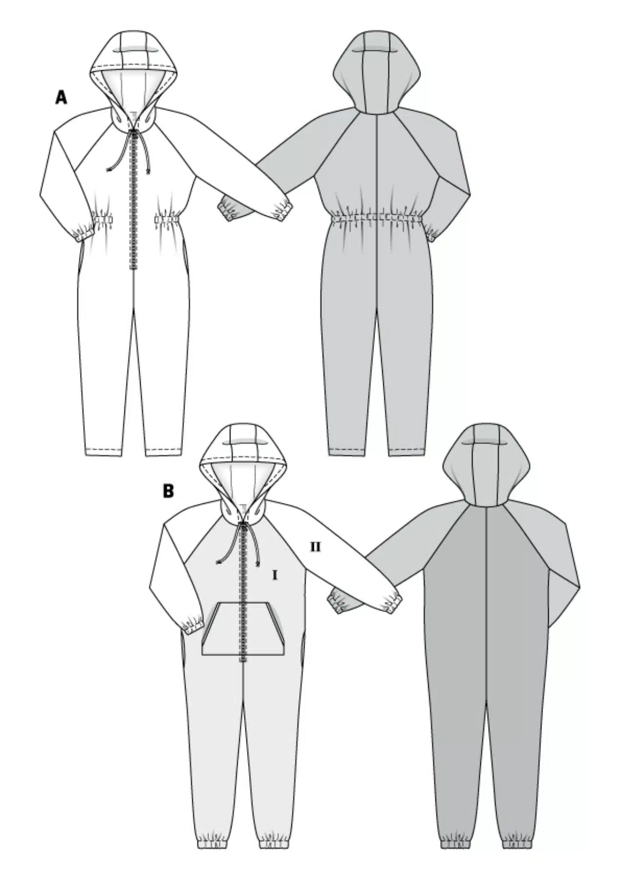 Burda Geel 6397 - Jumpsuit in variaties