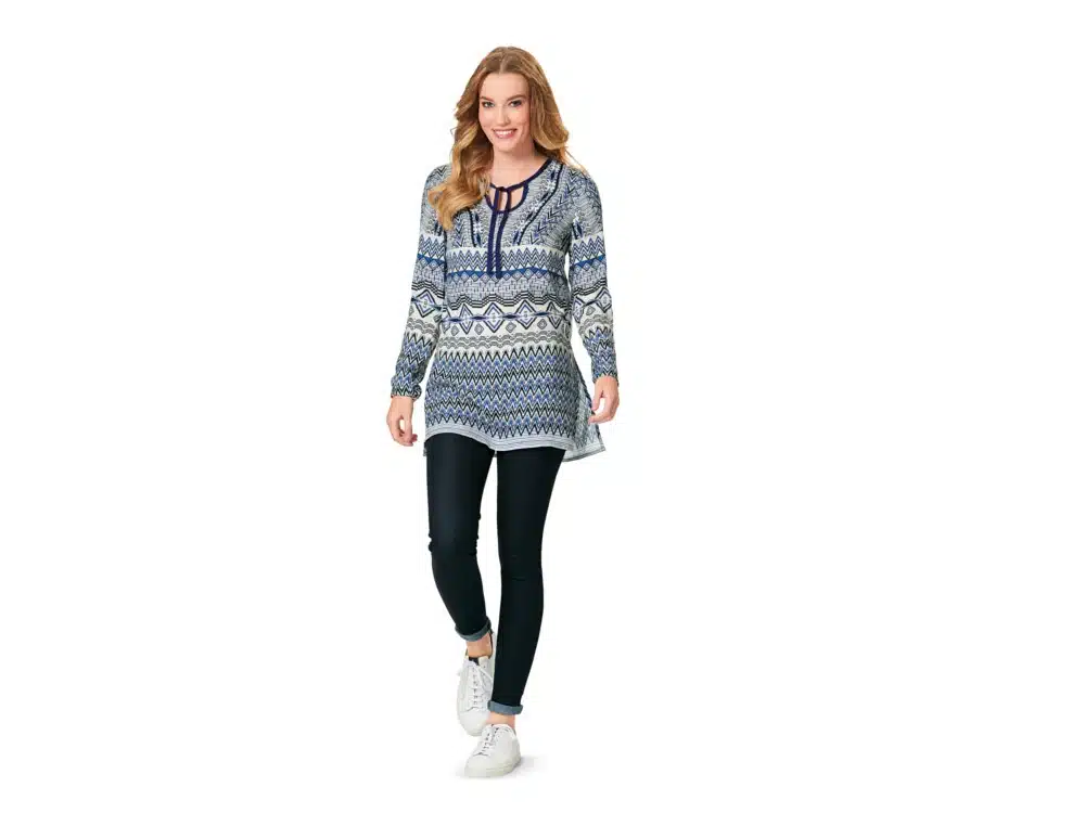 Burda Geel 6610 - Shirt in variaties en Vest