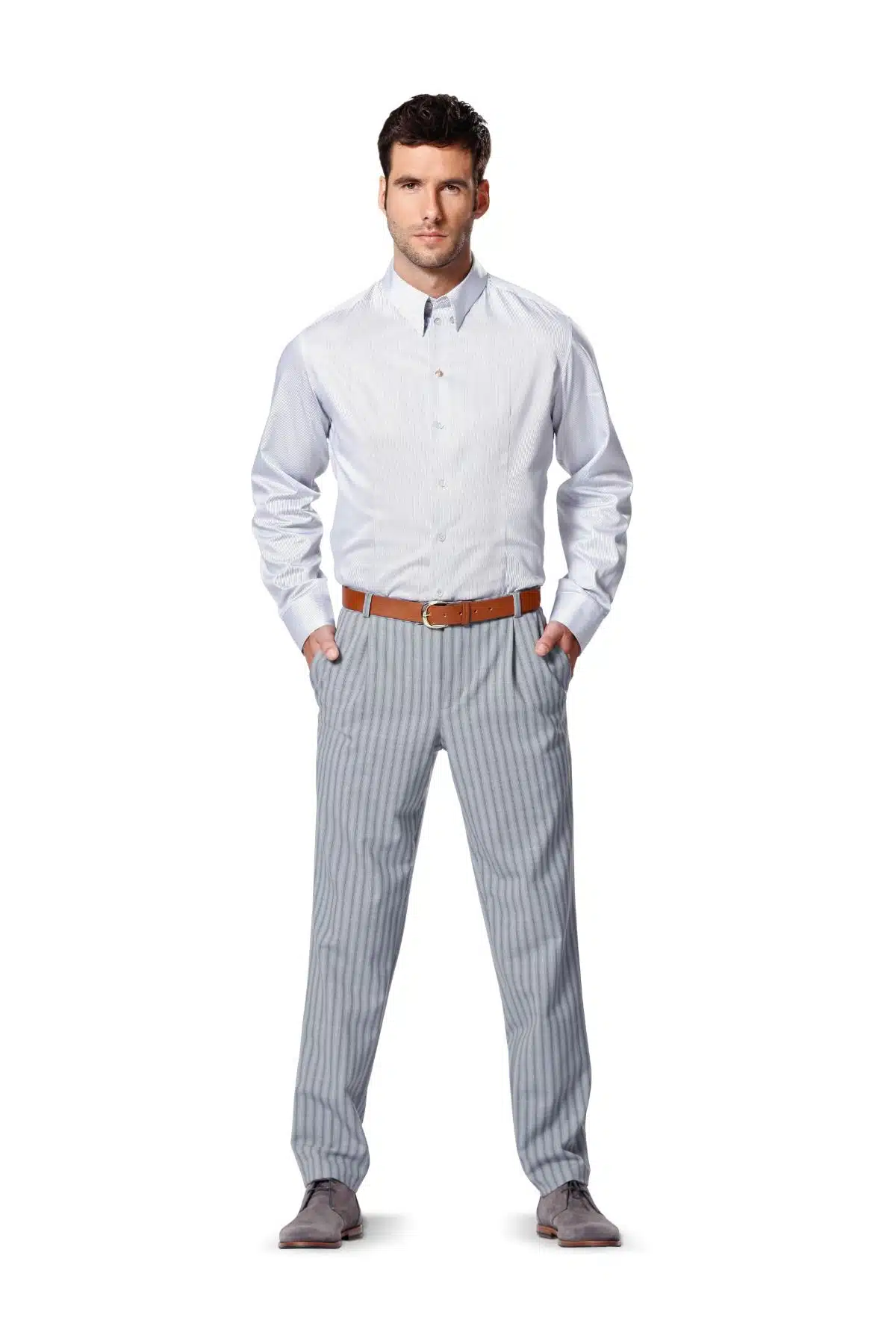 Burda Geel 7045 - Overhemd in variaties