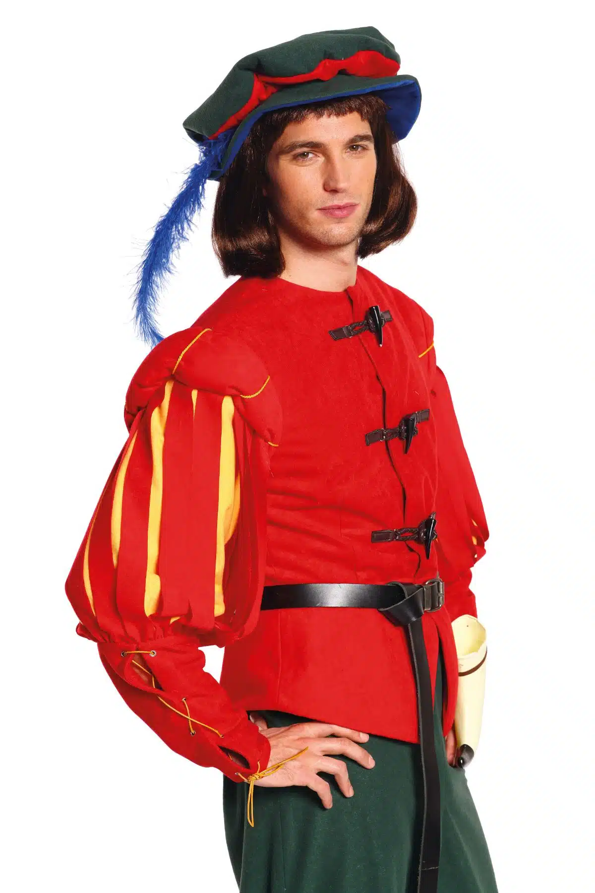 Burda Geel 7467 - Middeleeuws kostuum voor bewaker