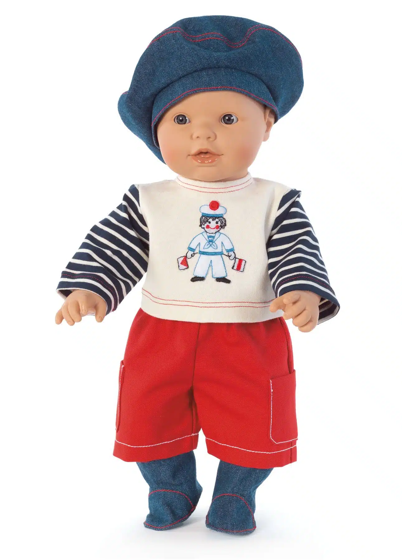 Burda Geel 7903 - Poppenkleertjes in variaties