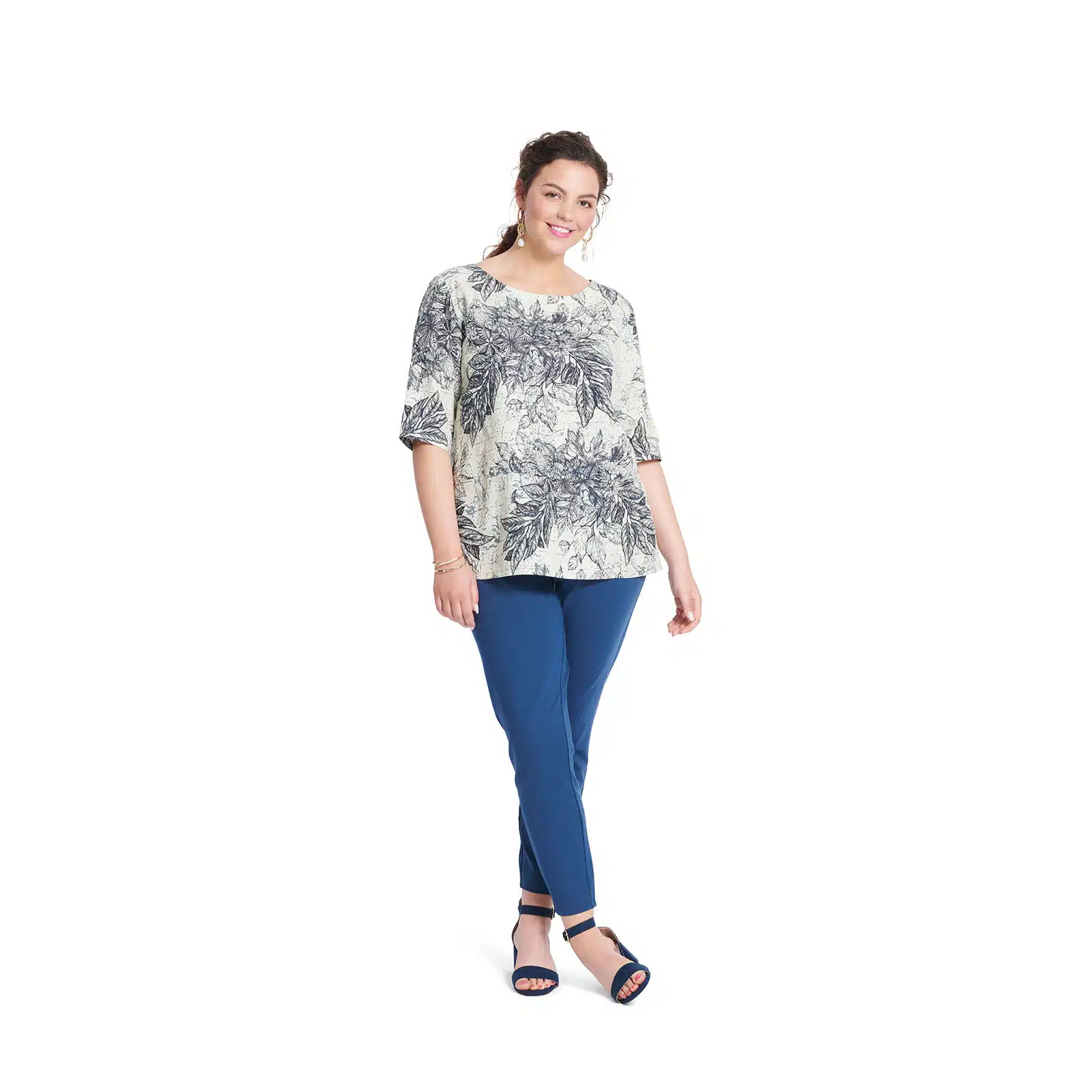 Burda Geel 8108 - Shirt in variaties en broek