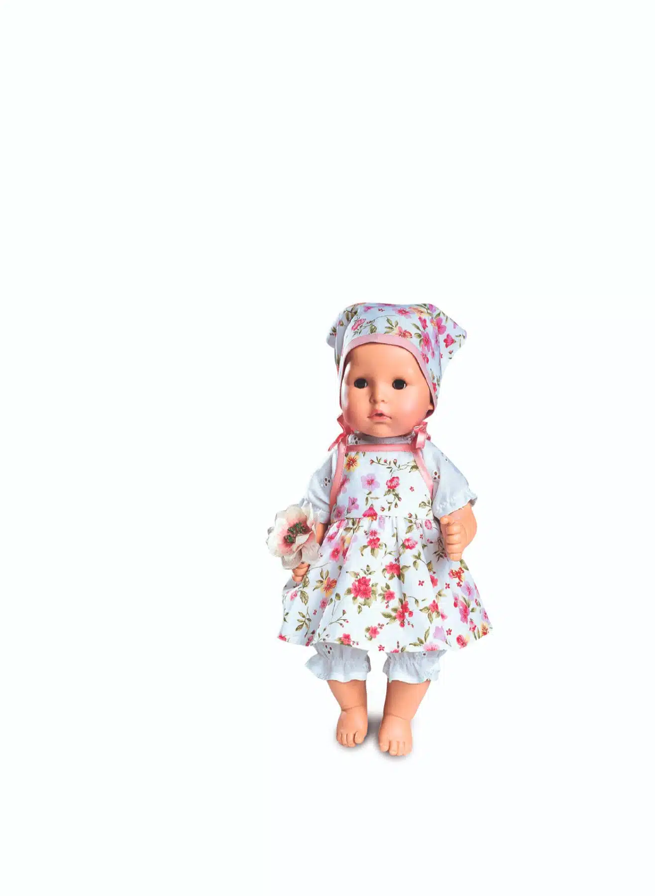 Burda Geel 8308 - Poppenkleertjes in variaties