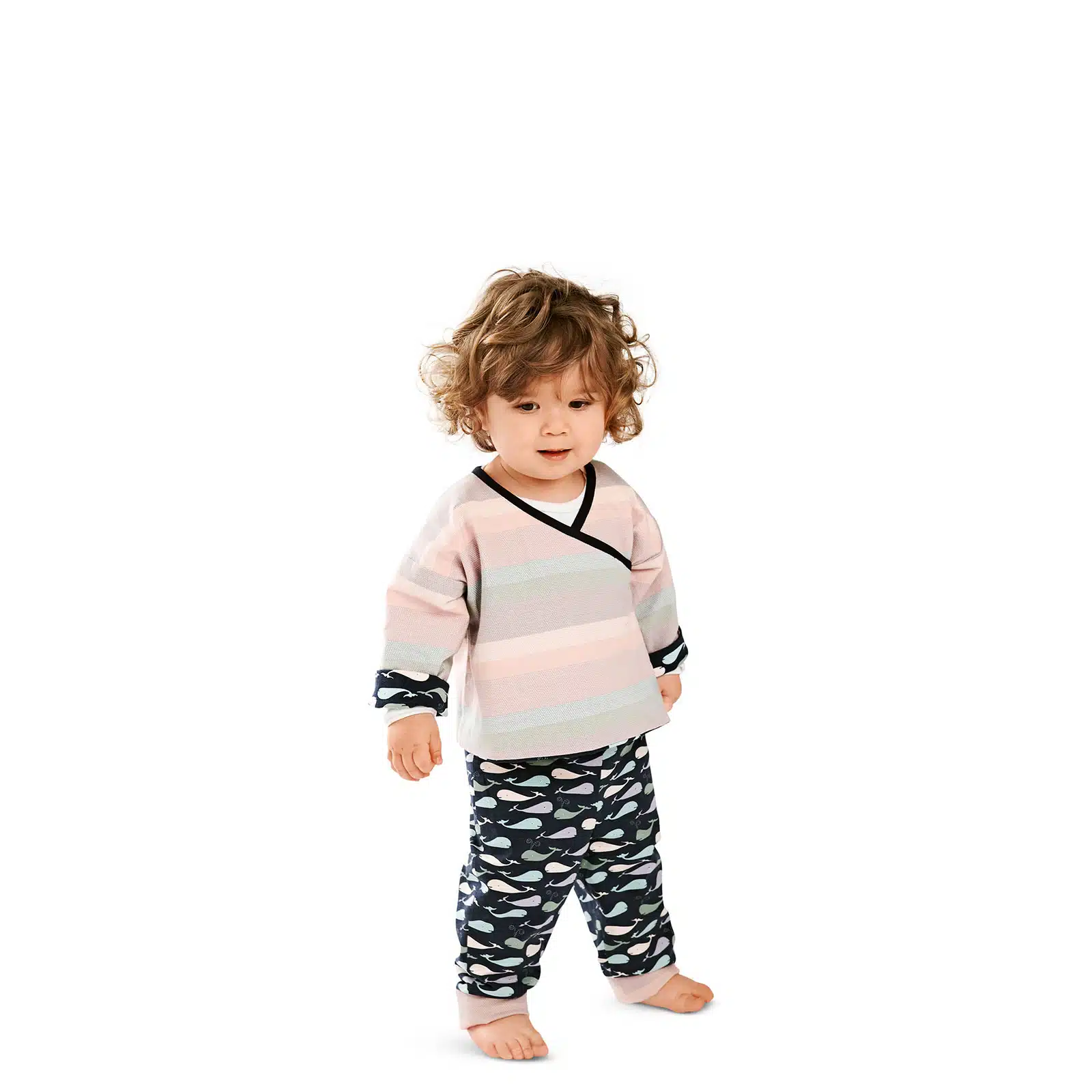 Burda Groen 9257 - Babykleding in Variaties