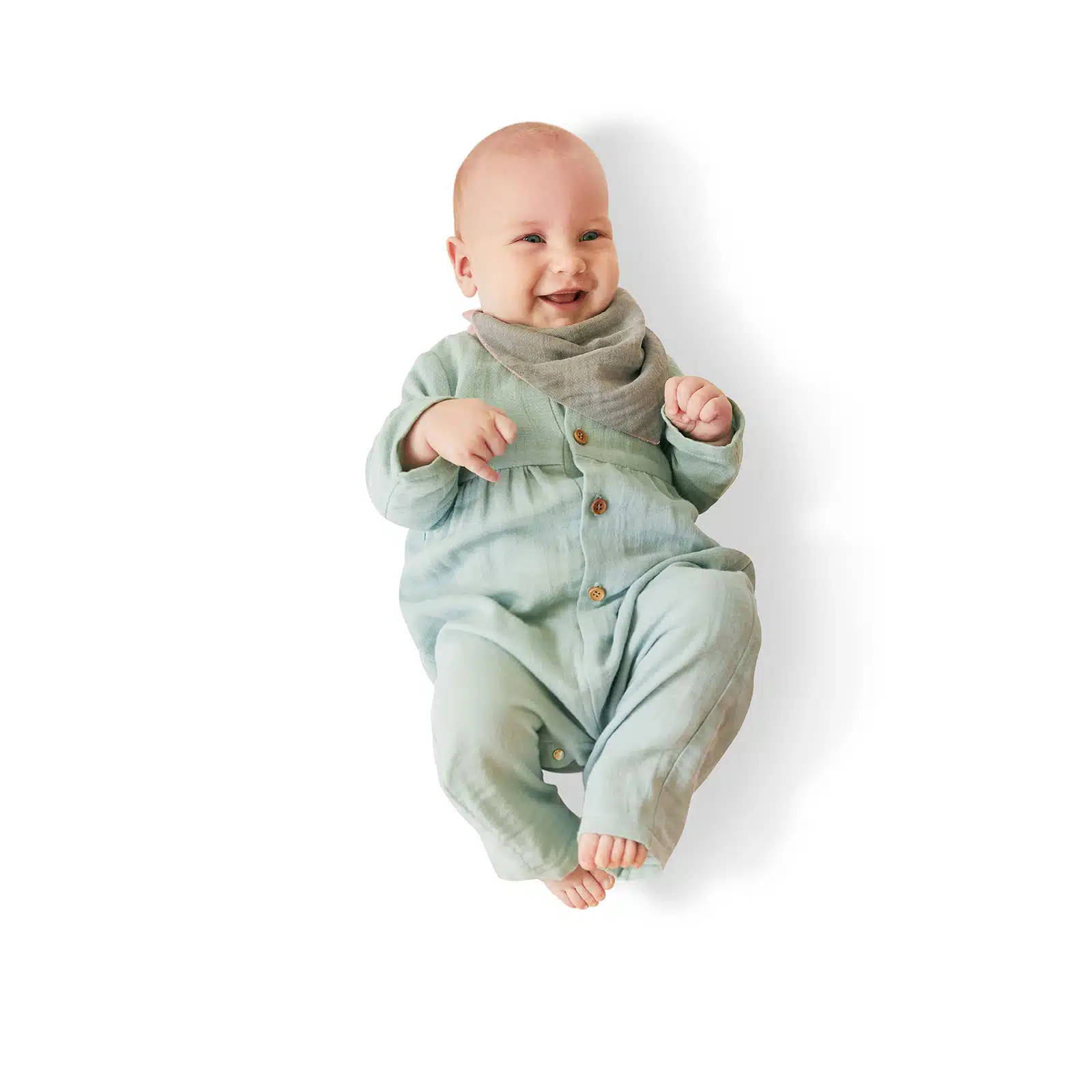 Burda Groen 9258 - Overall en Sjaaltje