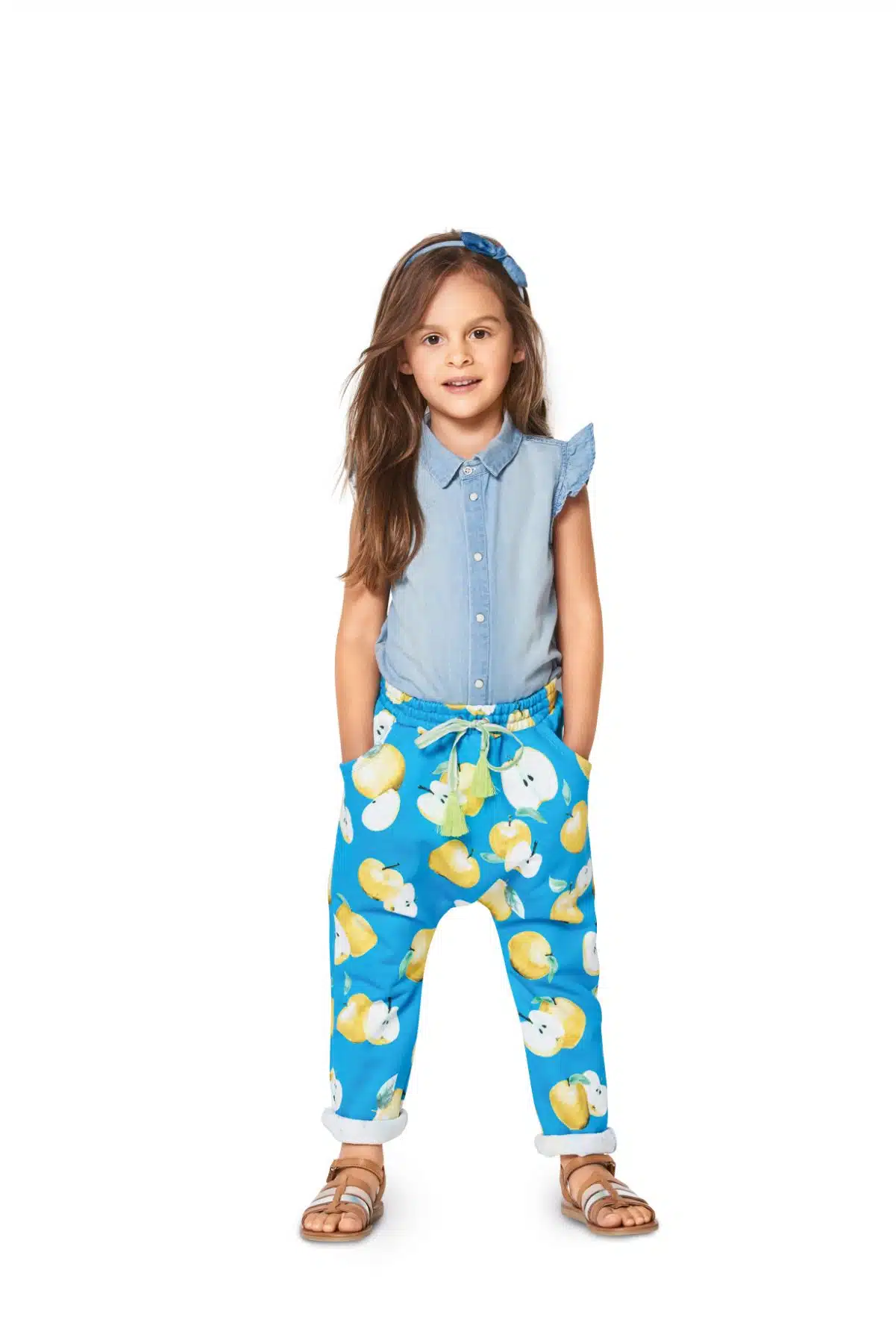 Burda Groen 9342 - Broek in variaties