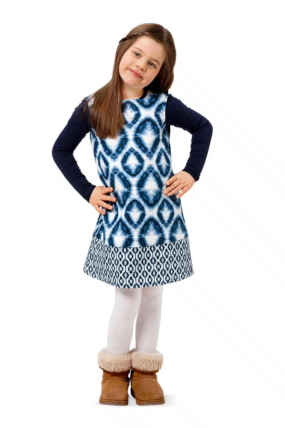 Burda Geel 9380 - Jurk in variaties