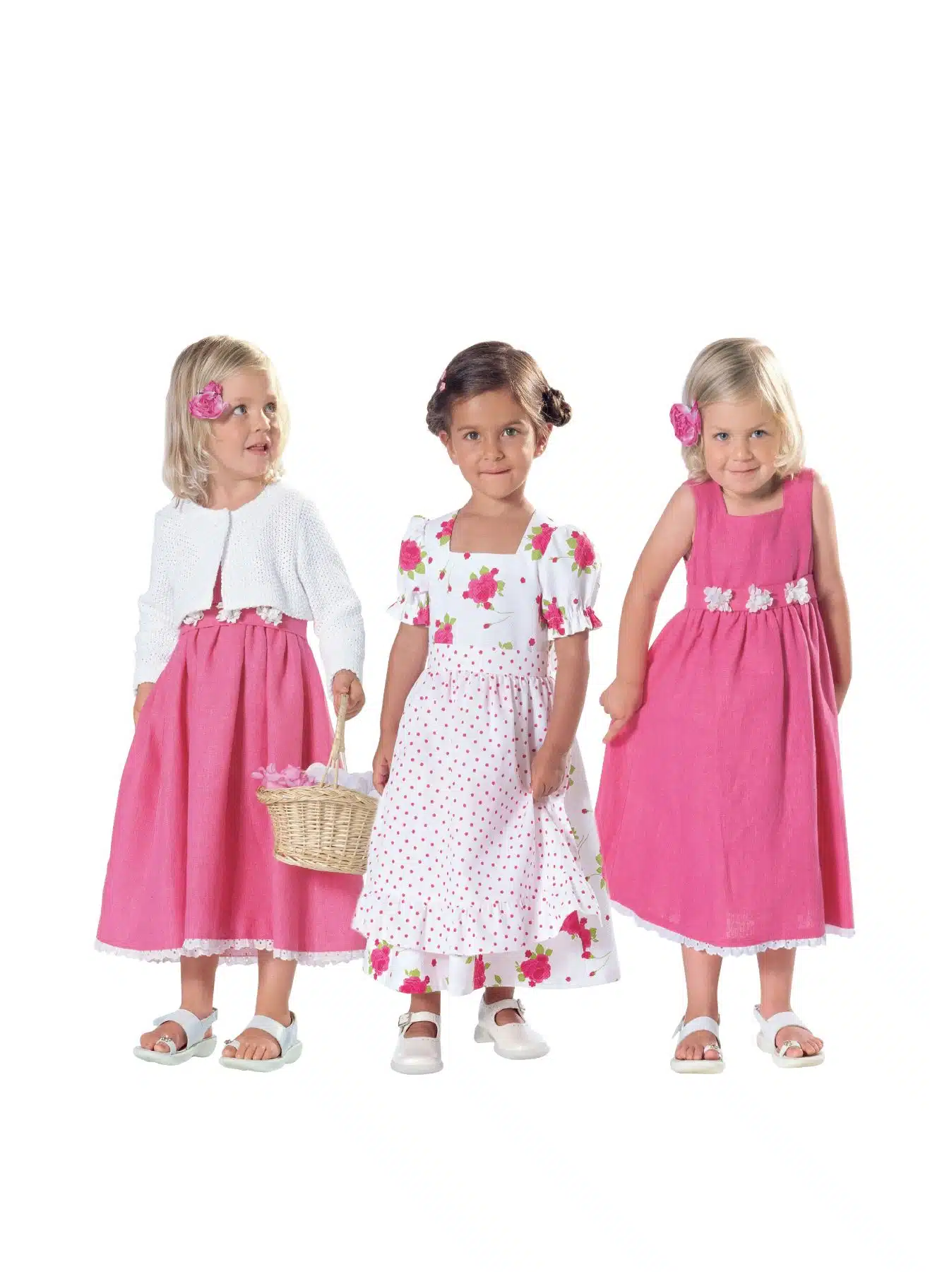 Burda Groen 9702 - Jurk in variaties, schort en vestje