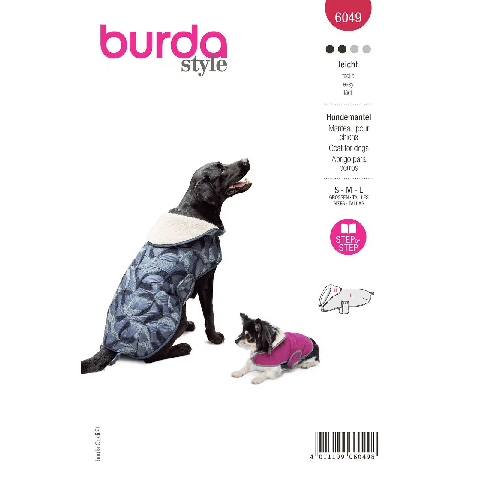 Burda Rood 6049 - Hondenmantel