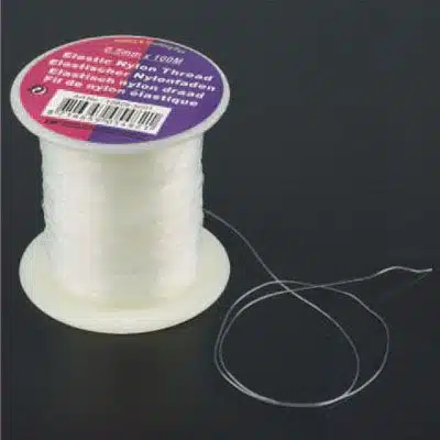 100m Elastisch Nylon 0.5mm Transparant